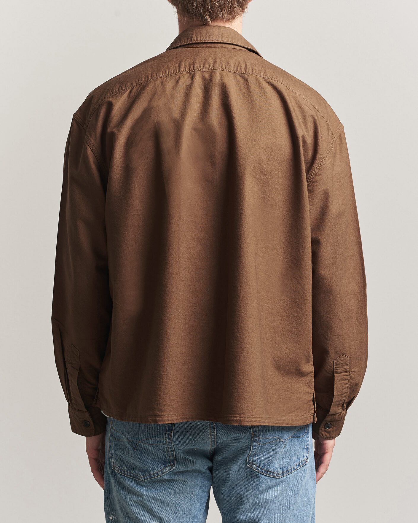 Uomini | Camicie | Polo Ralph Lauren | Osaca Oxford Zip Overshirt Chestnut