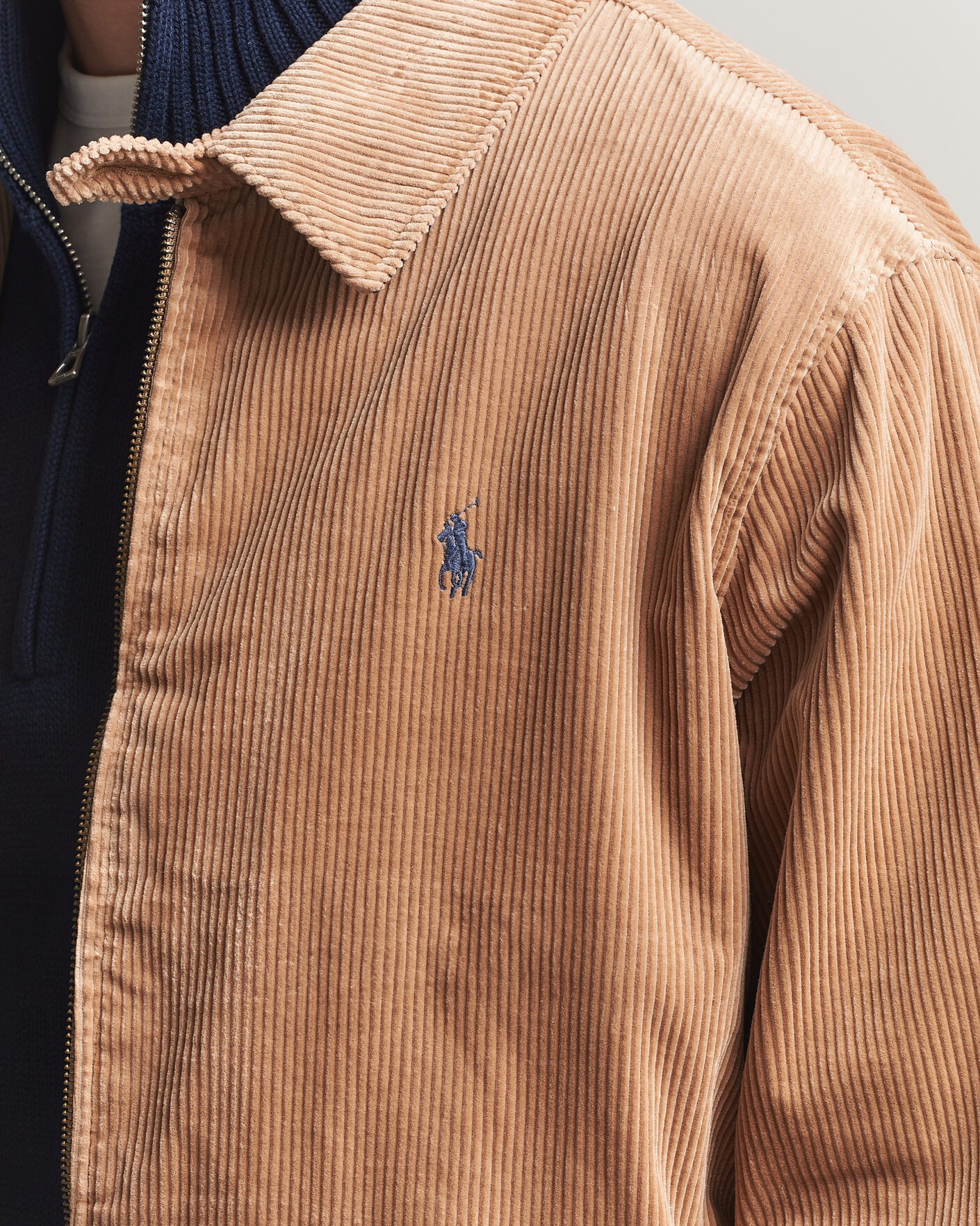 Uomini | Giacche | Polo Ralph Lauren | Wale Corduroy Windbreaker Vintage Khaki