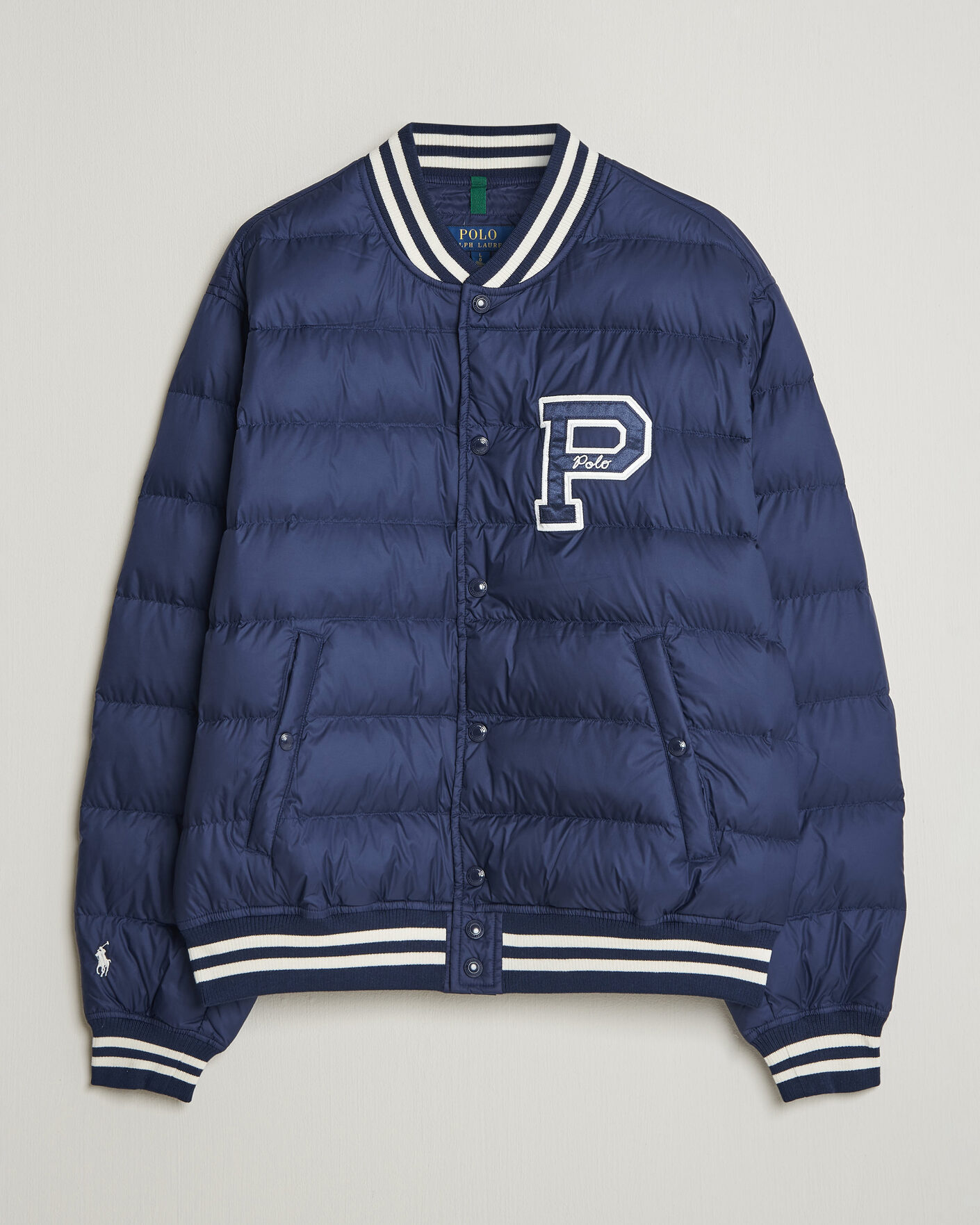 Uomini | Giacche | Polo Ralph Lauren | Quilted Letterman Jacket Newport Navy