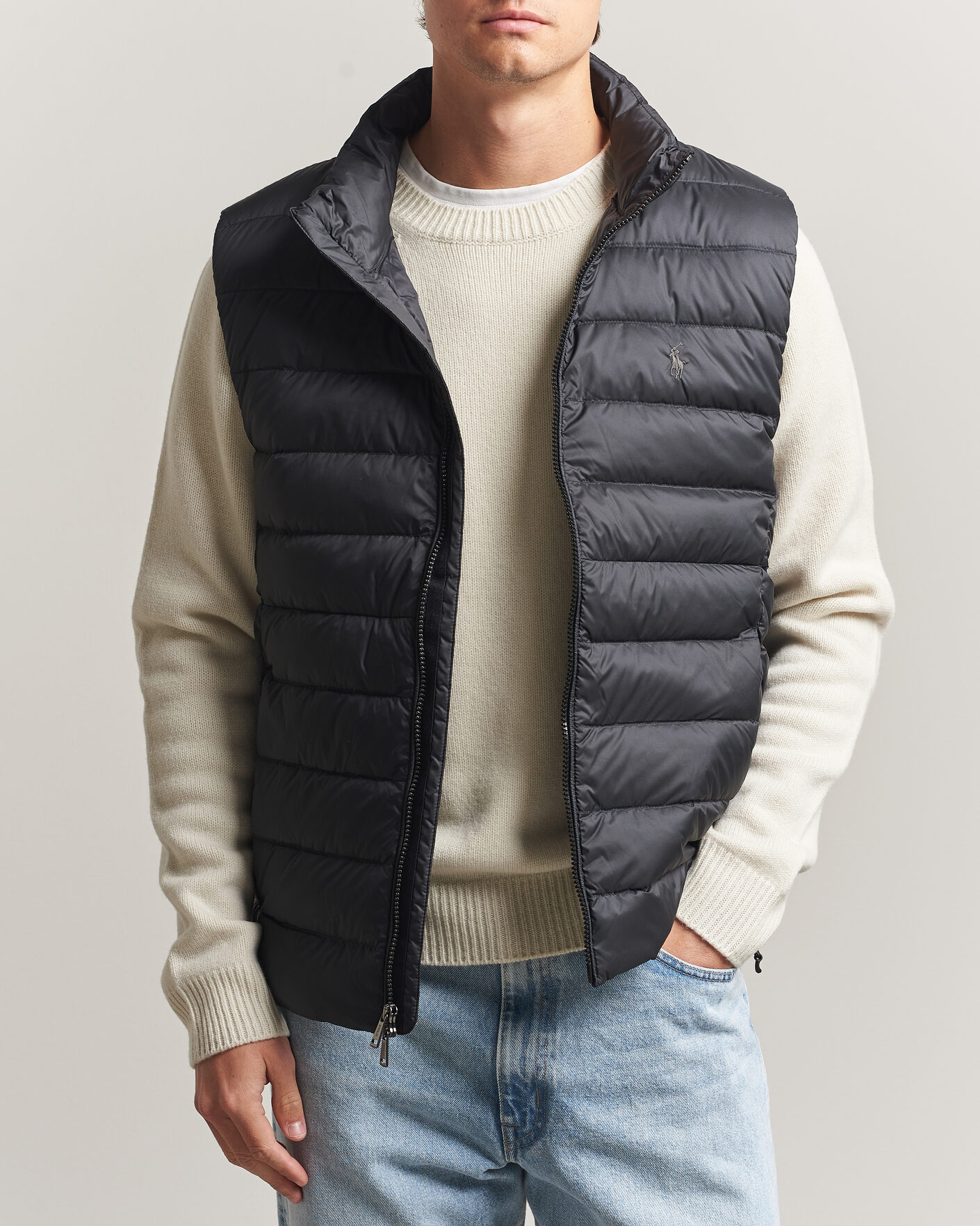 Uomini | Gilet | Polo Ralph Lauren | Quilted Matt Vest Polo Black