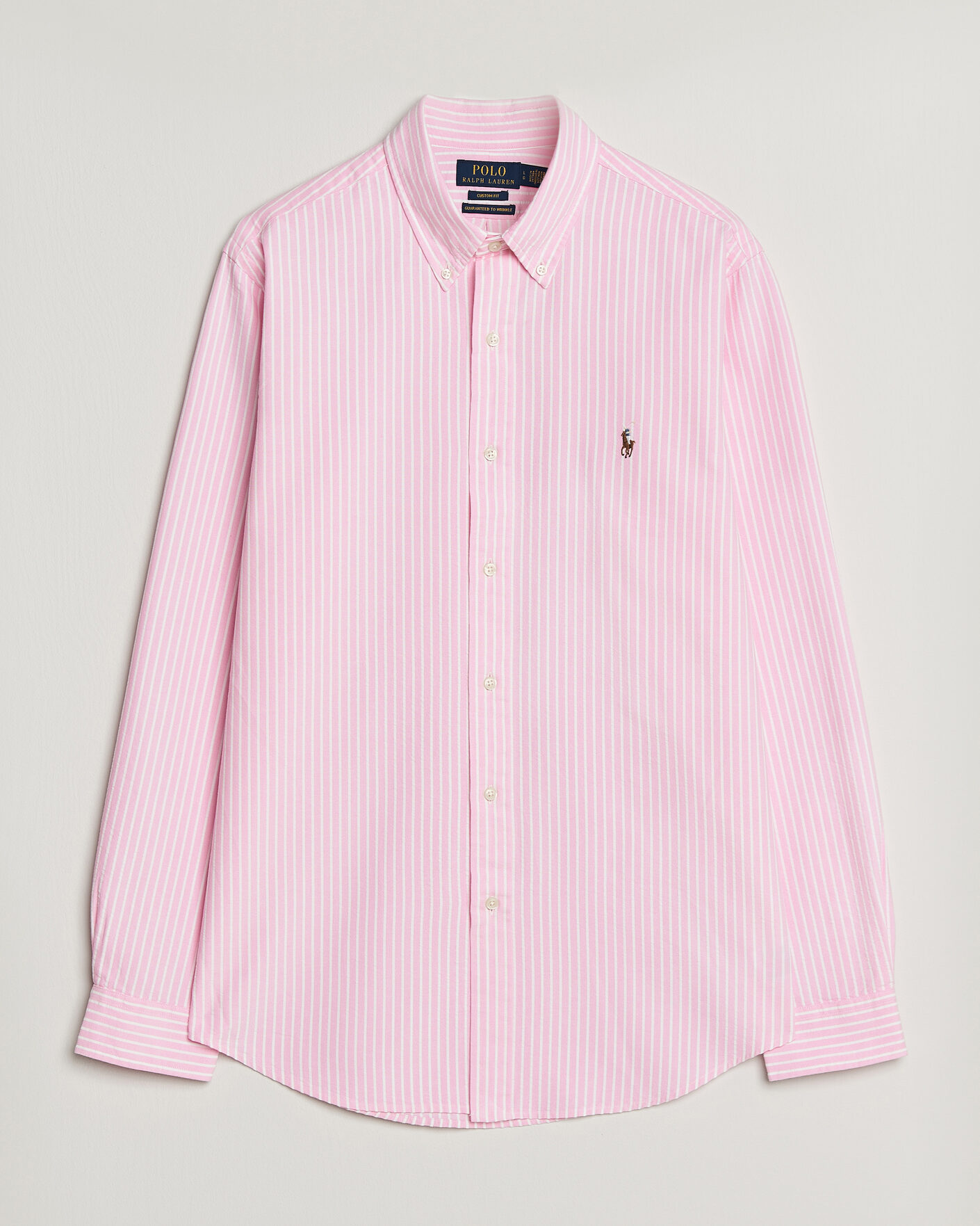 Uomini | Camicie | Polo Ralph Lauren | Custom Fit Seersucker/Oxford Stripe Shirt New Rose