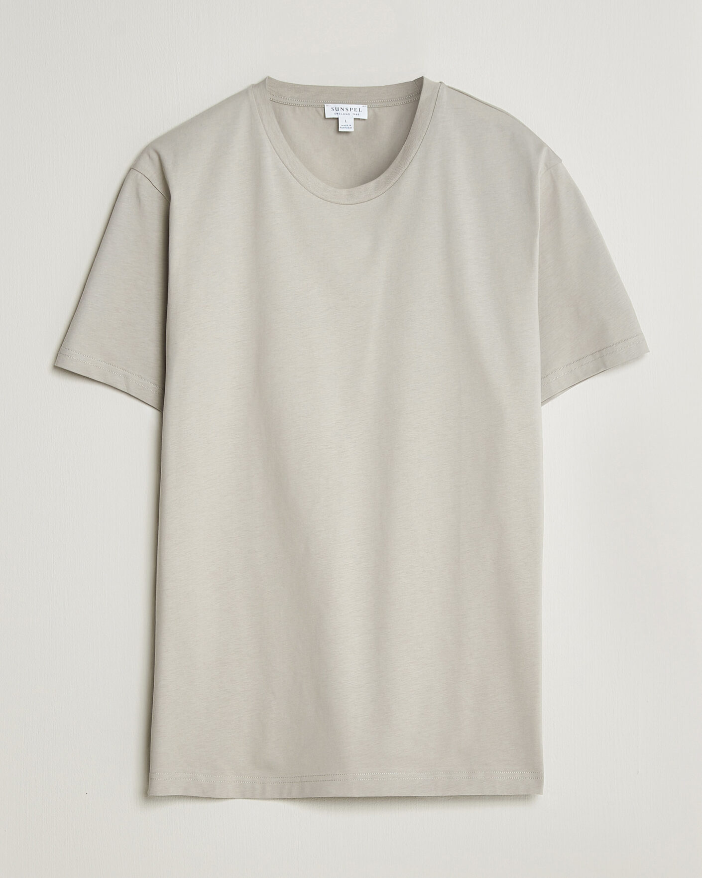 Uomini | T-shirt | Sunspel | Riviera Midweight T-Shirt Ash