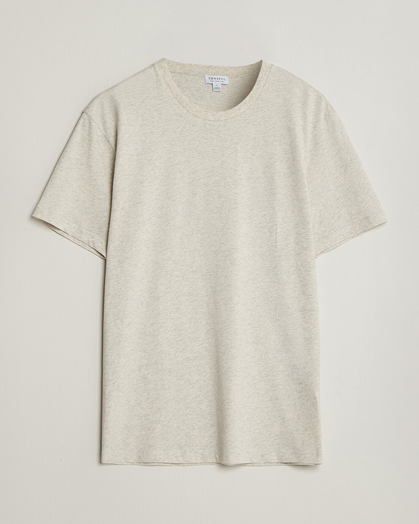 Uomini | T-shirt | Sunspel | Riviera Midweight T-Shirt Archive White