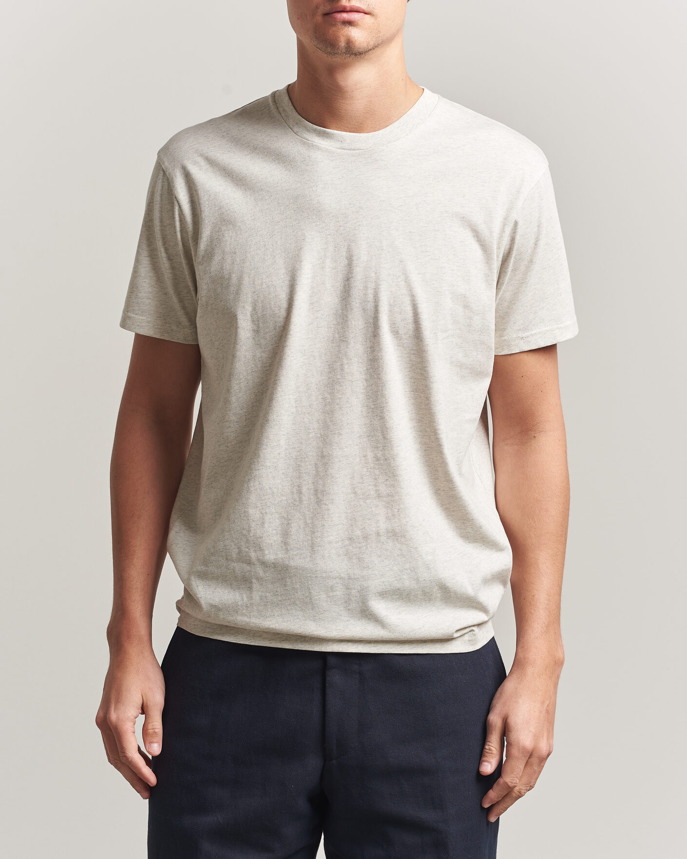 Uomini | T-shirt | Sunspel | Riviera Midweight T-Shirt Archive White