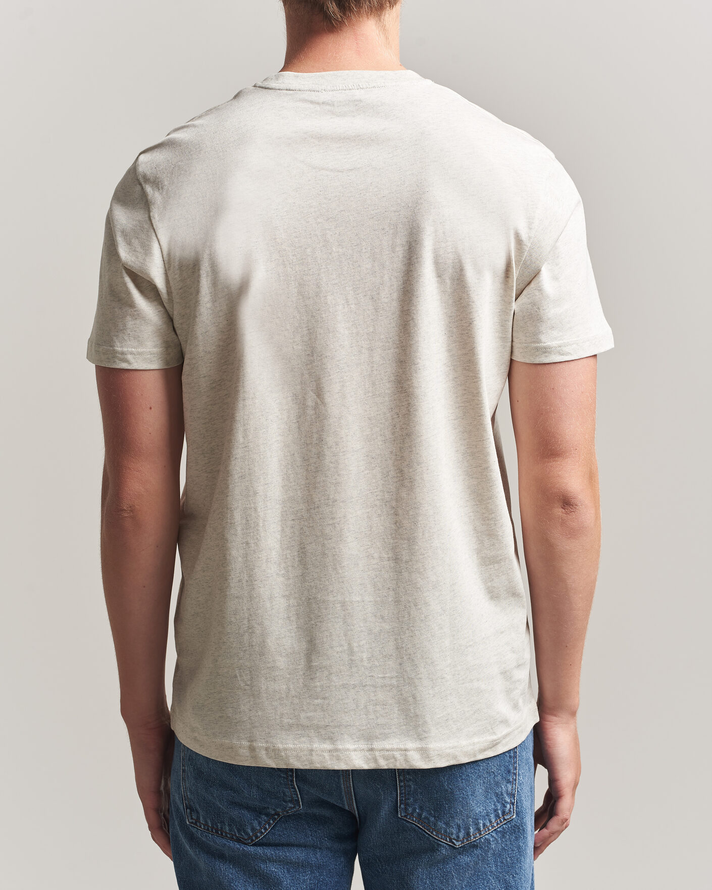 Uomini | T-shirt | Sunspel | Riviera Midweight T-Shirt Archive White