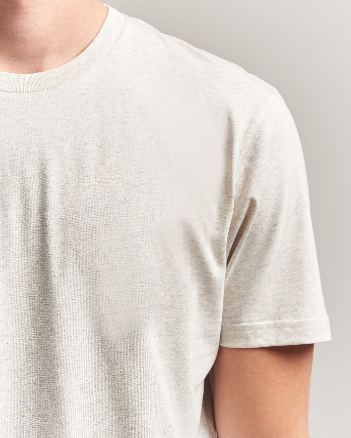 Uomini | T-shirt | Sunspel | Riviera Midweight T-Shirt Archive White