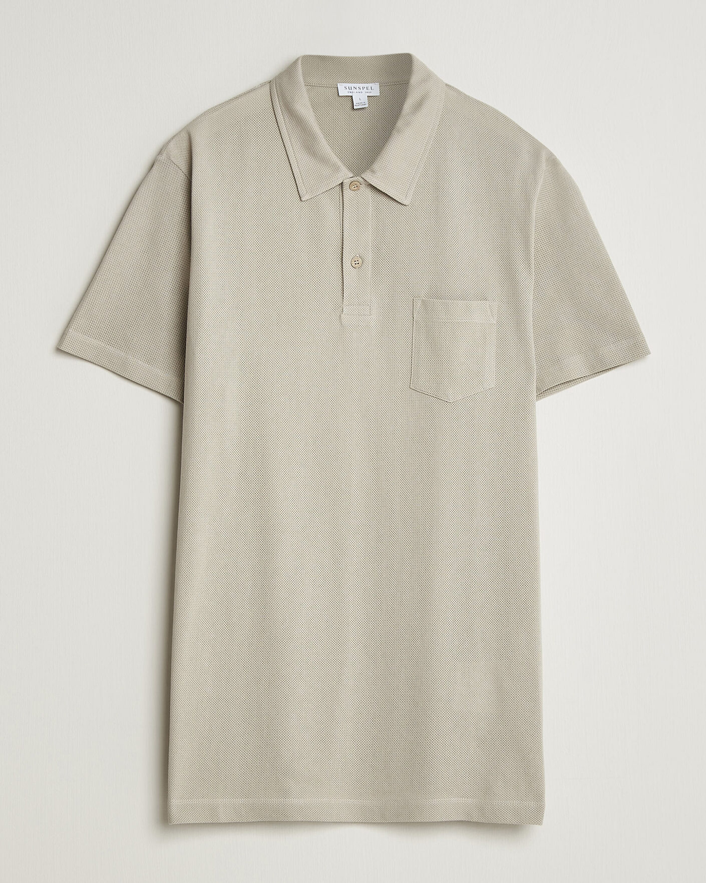 Uomini | Polo | Sunspel | Riviera Polo Shirt Ash