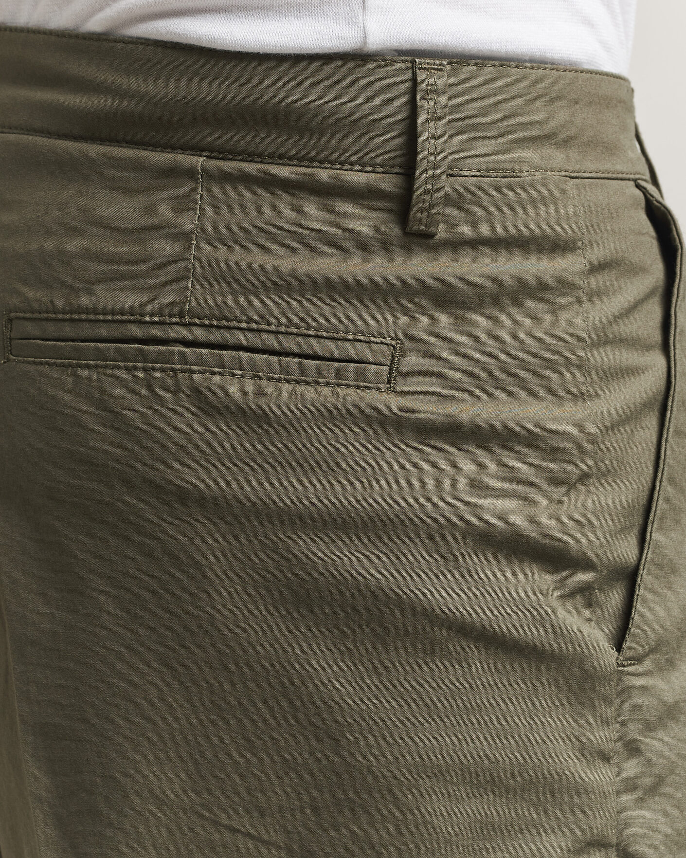 Uomini | Pantaloni | Massimo Alba | Stan Pleated Chinos Military