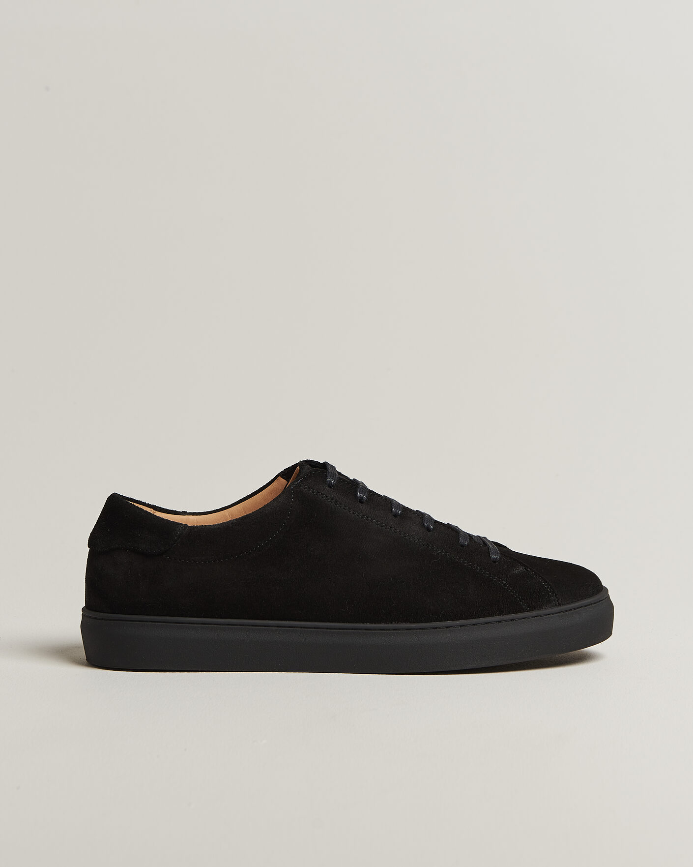 Uomini | Sneakers | Myrqvist | Oaxen Monochrome III Sneakers Black Suede