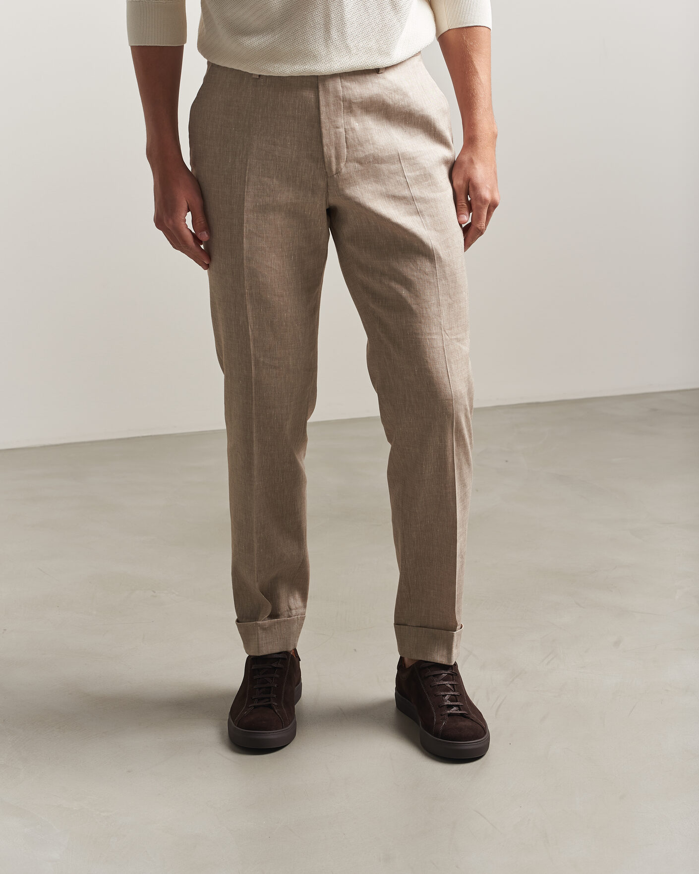 Uomini | Sneakers | Myrqvist | Oaxen Monochrome III Sneakers Dark Brown Suede