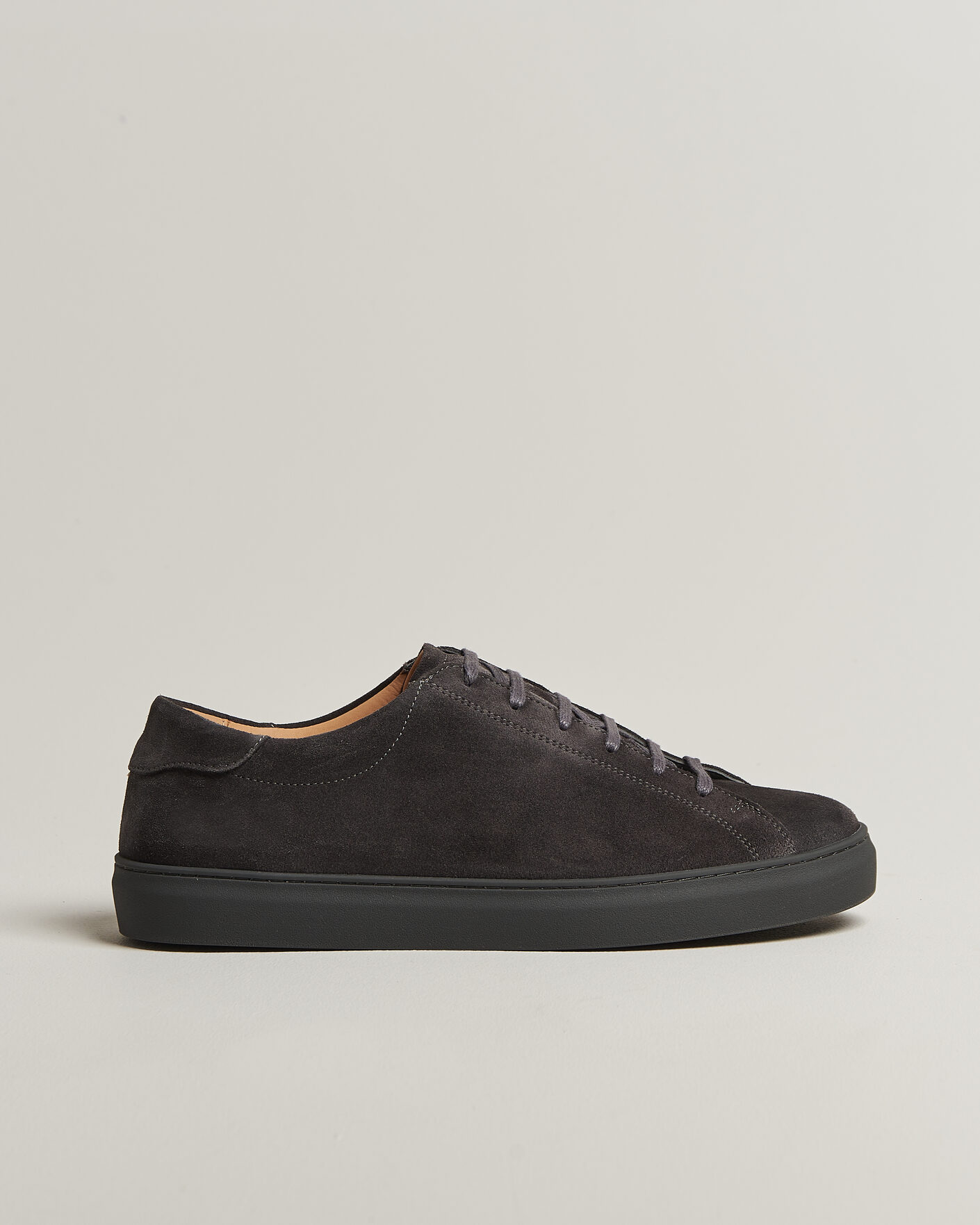 Uomini | Sneakers | Myrqvist | Oaxen Monochrome III Sneakers Dark Grey Suede