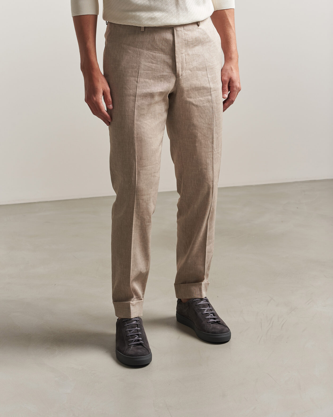 Uomini | Sneakers | Myrqvist | Oaxen Monochrome III Sneakers Dark Grey Suede