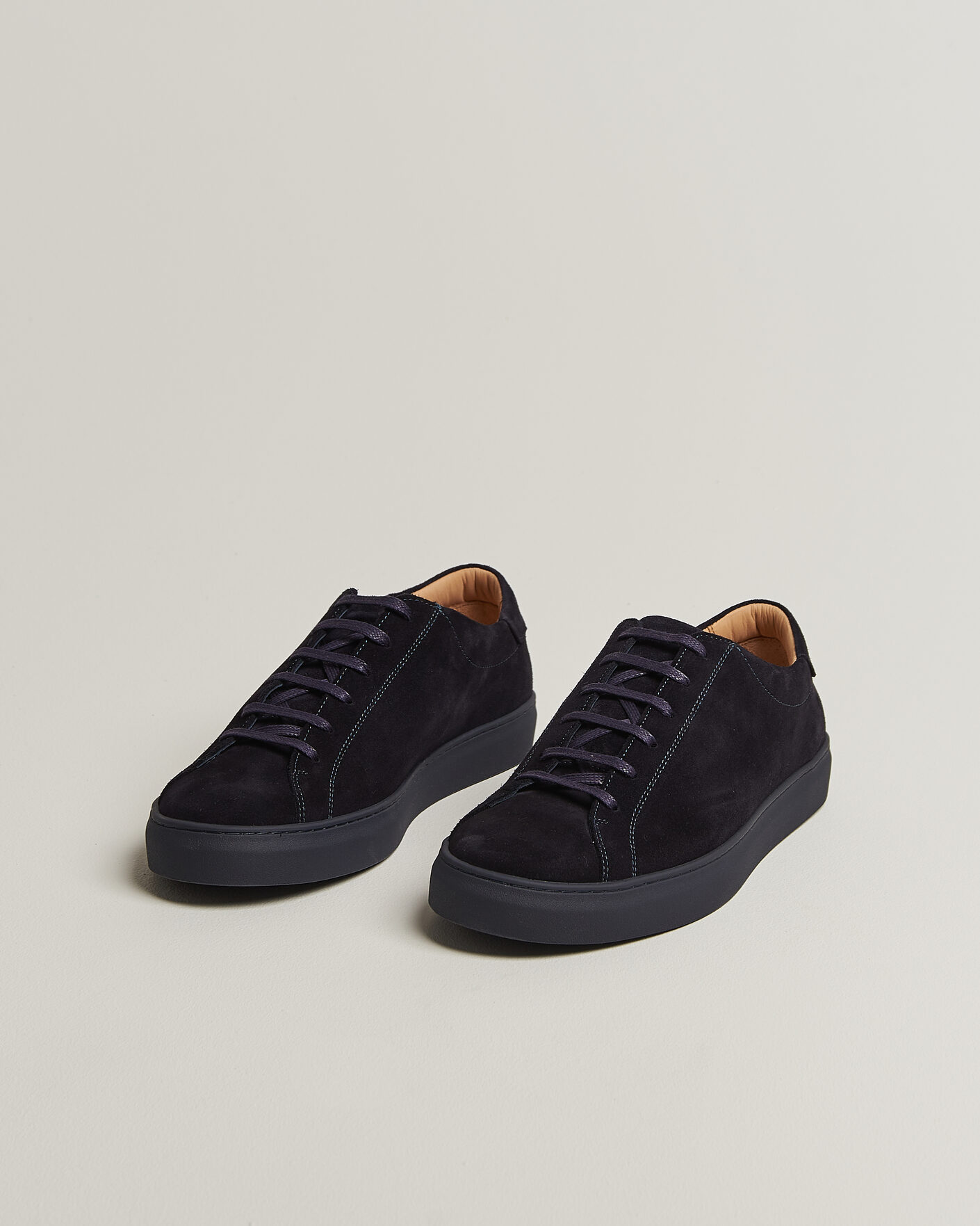 Uomini | Sneakers | Myrqvist | Oaxen Monochrome III Sneakers Navy Suede