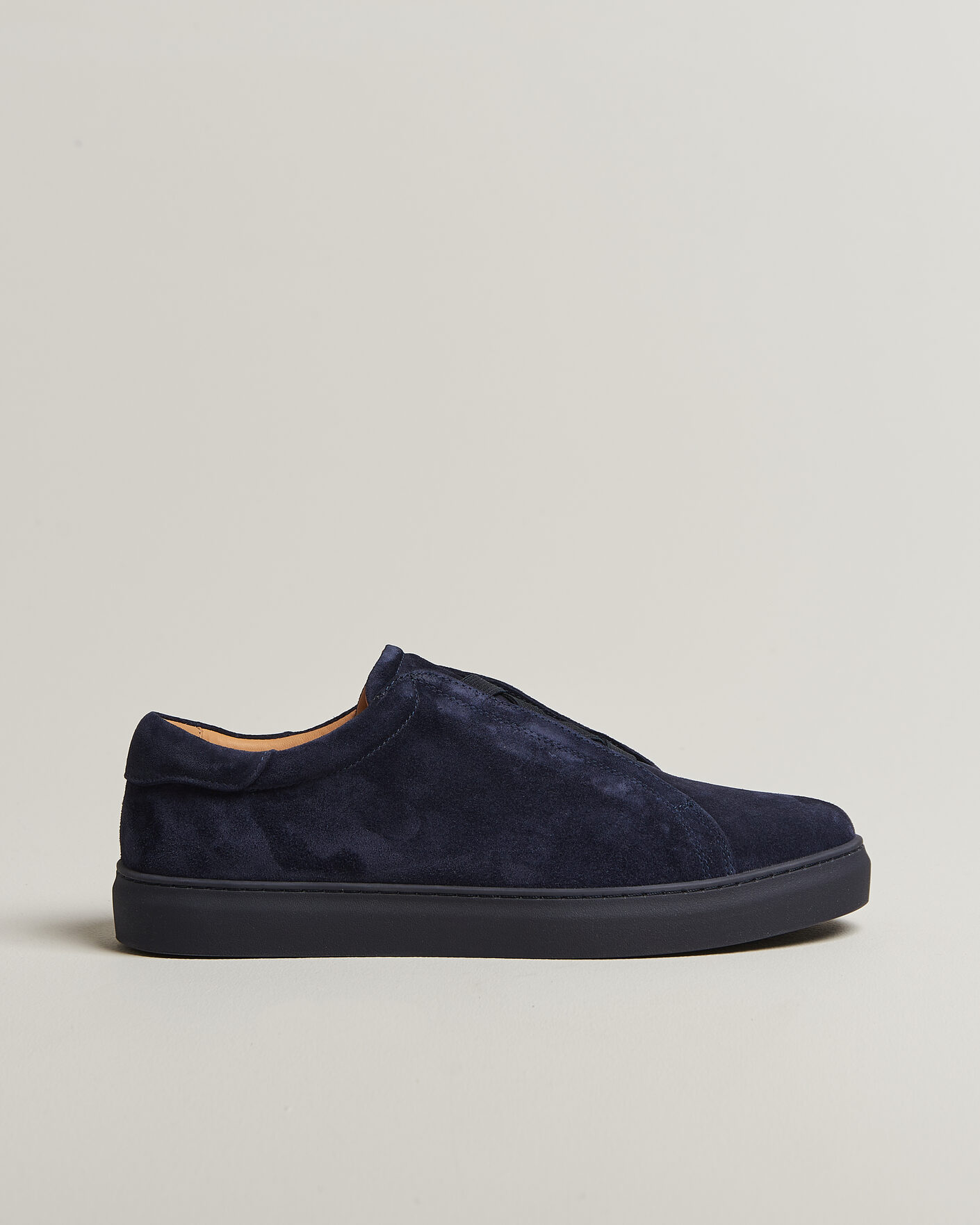 Uomini | Sneakers | Myrqvist | Alnö Monochrome II Sneakers Midnight Blue Suede
