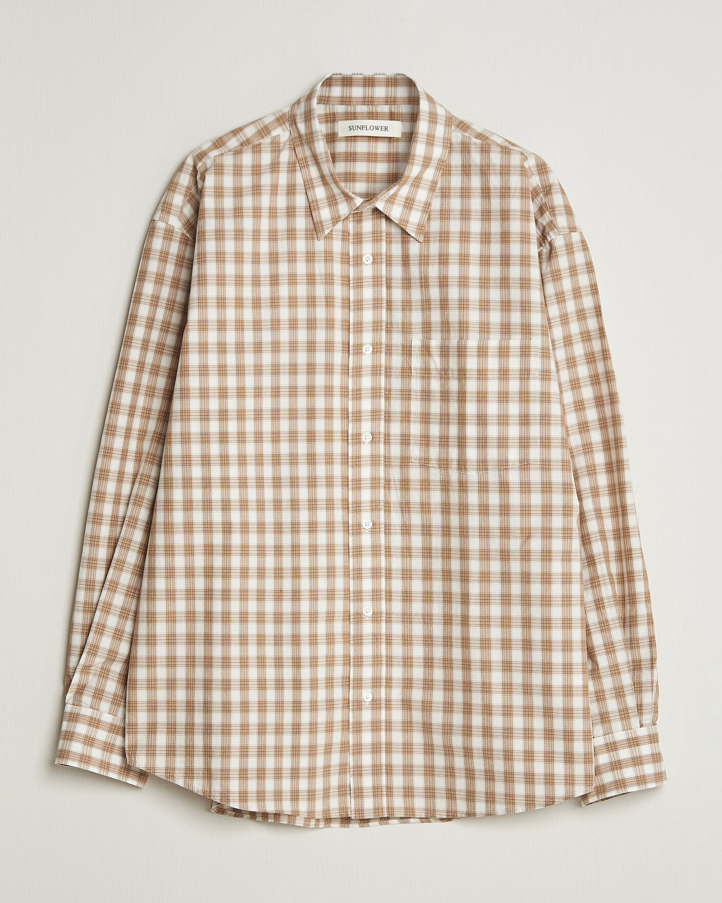 Uomini | Camicie | Sunflower | New Base Shirt Beige Check