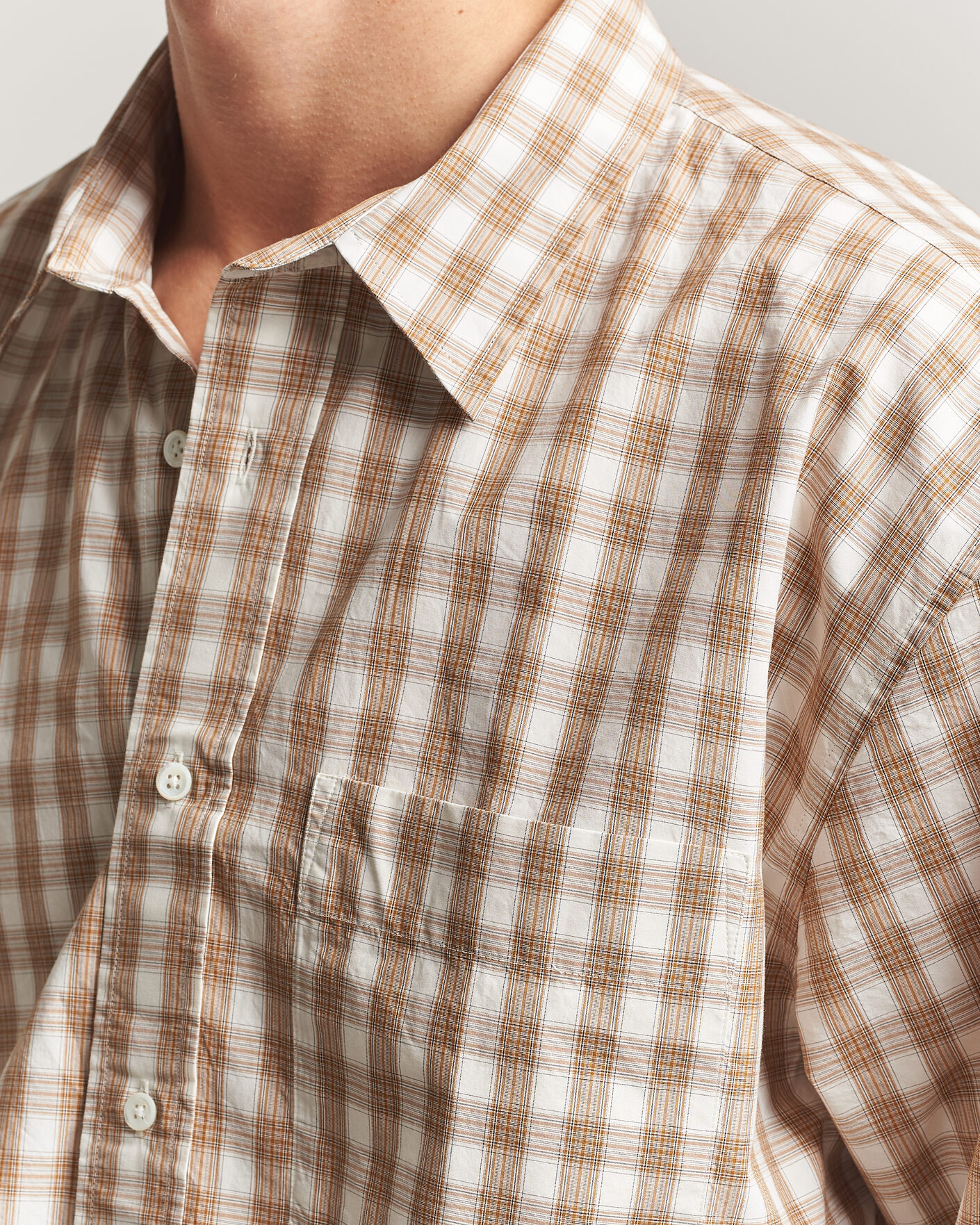 Uomini | Camicie | Sunflower | New Base Shirt Beige Check