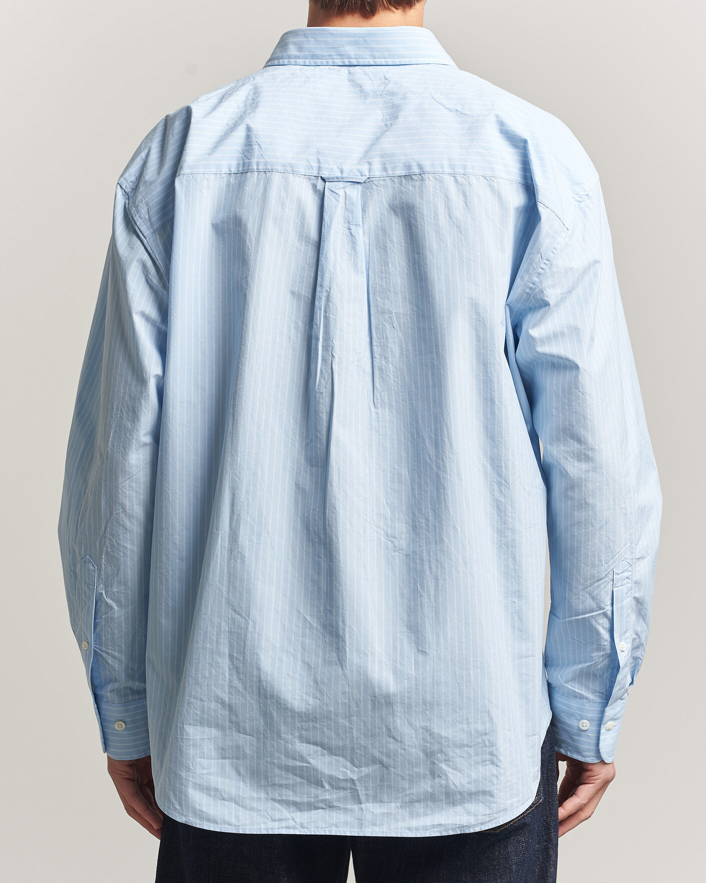 Uomini | Camicie | Sunflower | New Base Shirt Light Blue Stripe