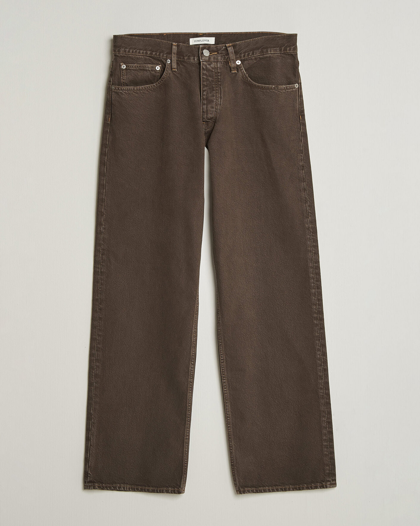 Uomini | Jeans | Sunflower | Loose Jeans Vintage Brown