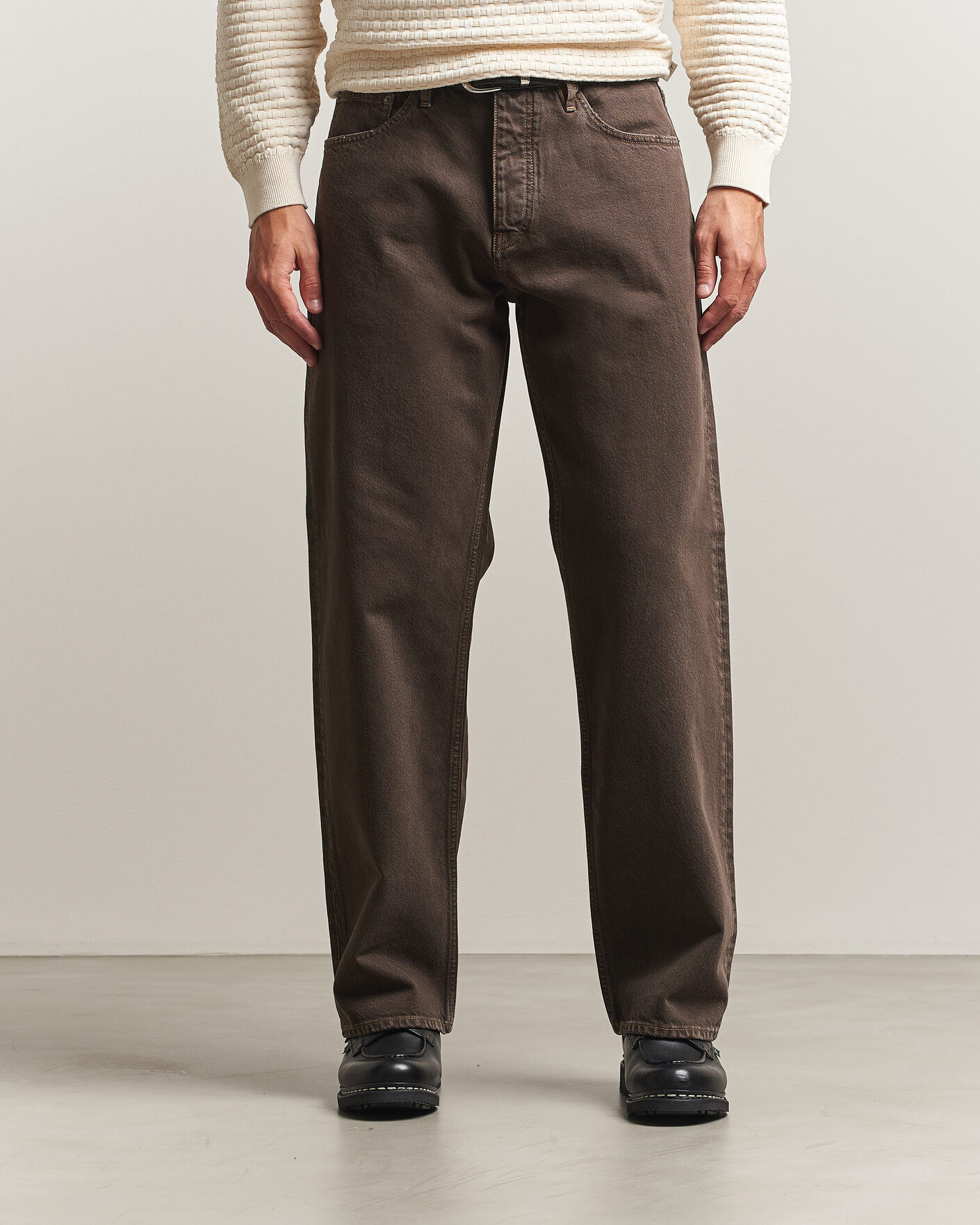 Uomini | Jeans | Sunflower | Loose Jeans Vintage Brown