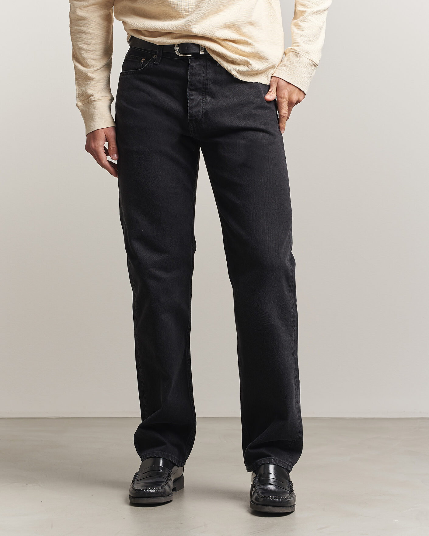 Uomini | Pantaloni | Sunflower | New Standard Jeans Washed Black