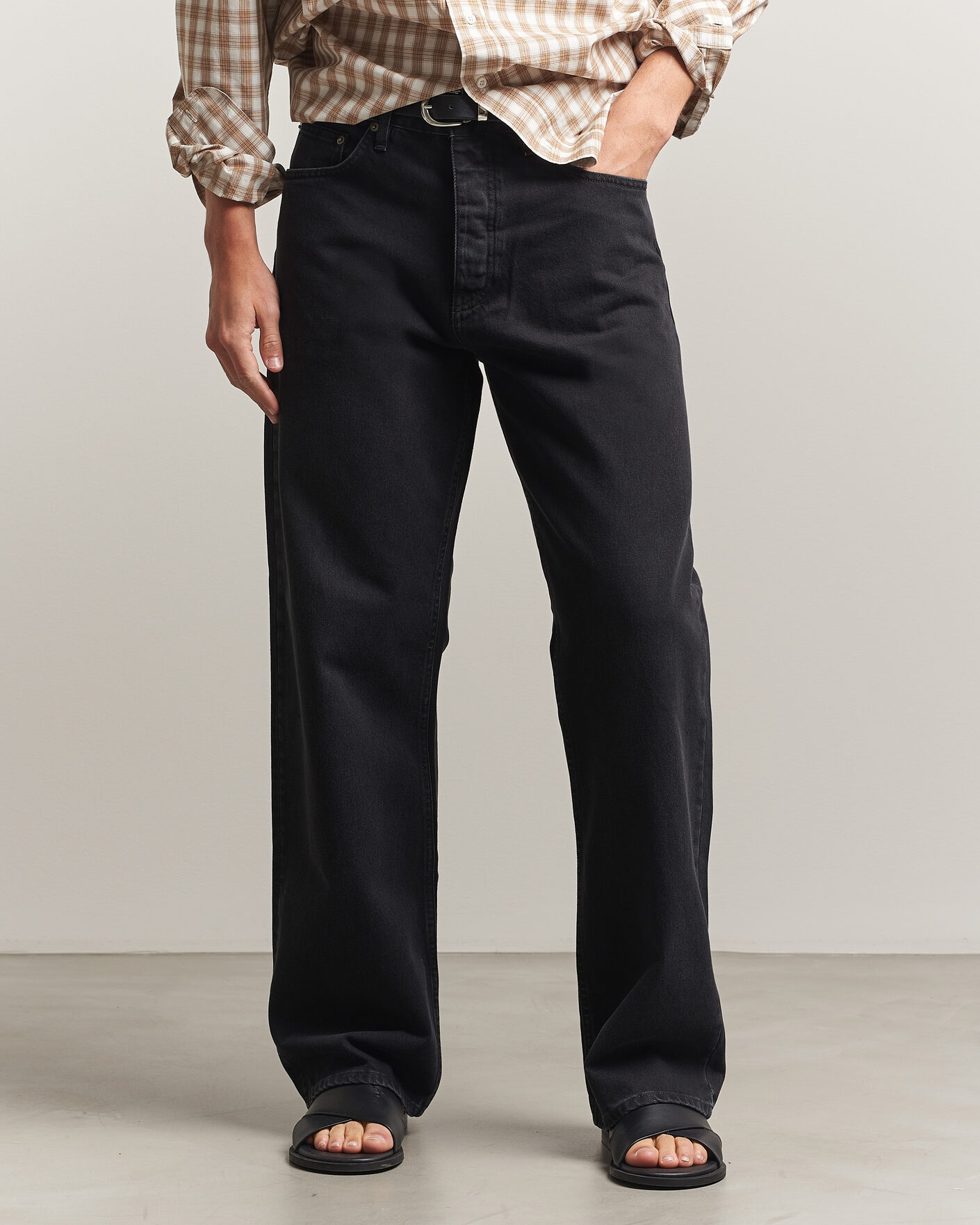 Uomini | Pantaloni | Sunflower | Loose Jeans Washed Black