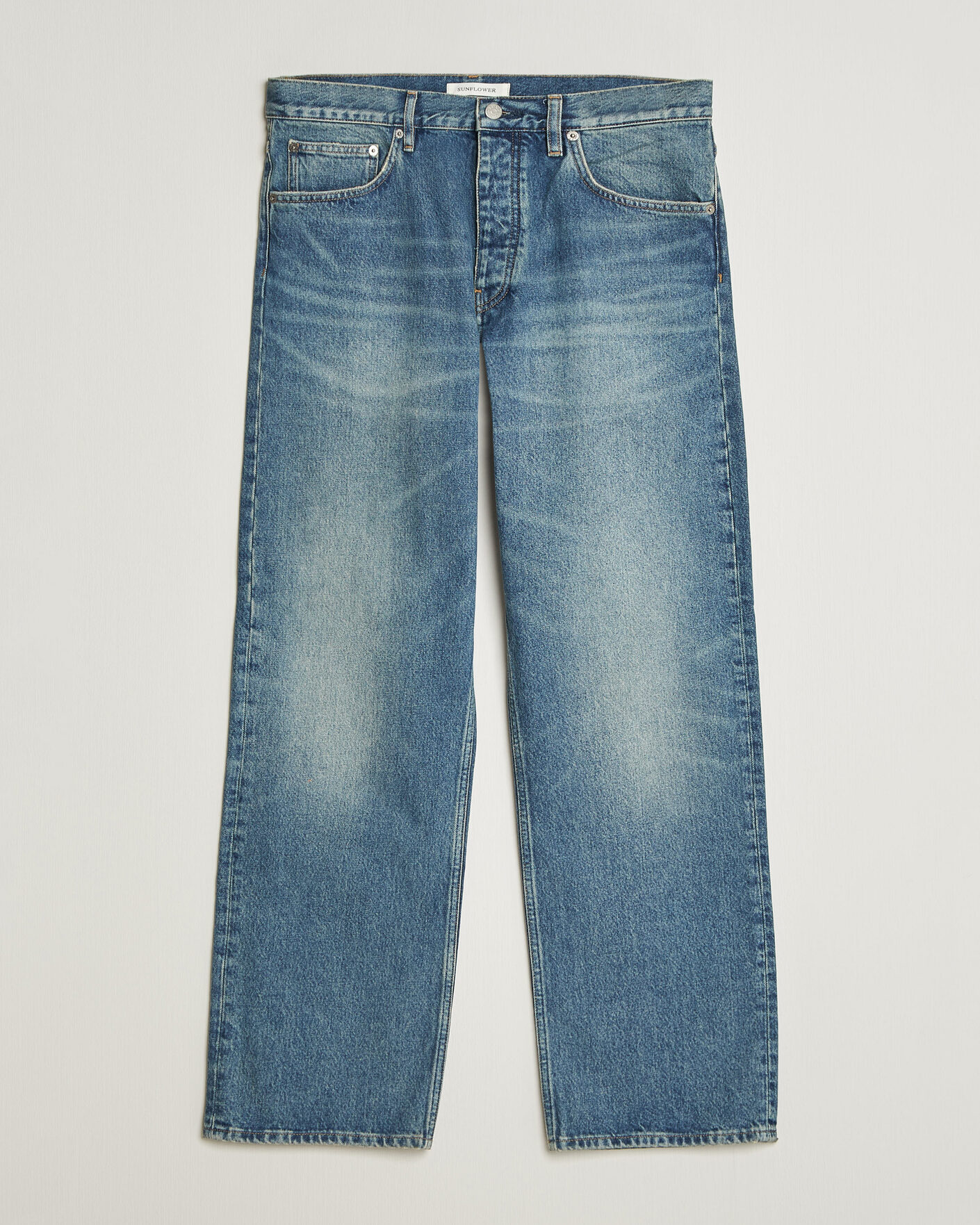 Uomini | Pantaloni | Sunflower | Loose Jeans Blue Vintage