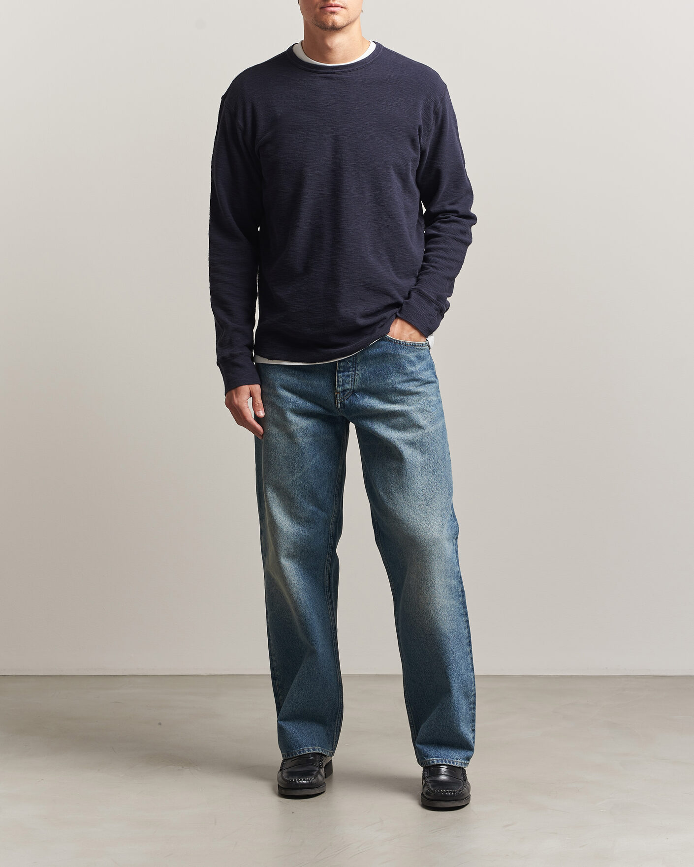Uomini | Pantaloni | Sunflower | Loose Jeans Blue Vintage