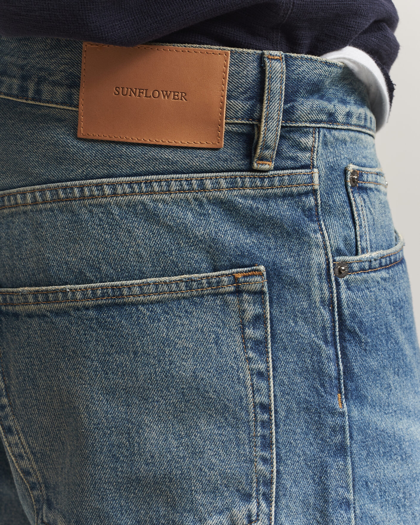 Uomini | Pantaloni | Sunflower | Loose Jeans Blue Vintage