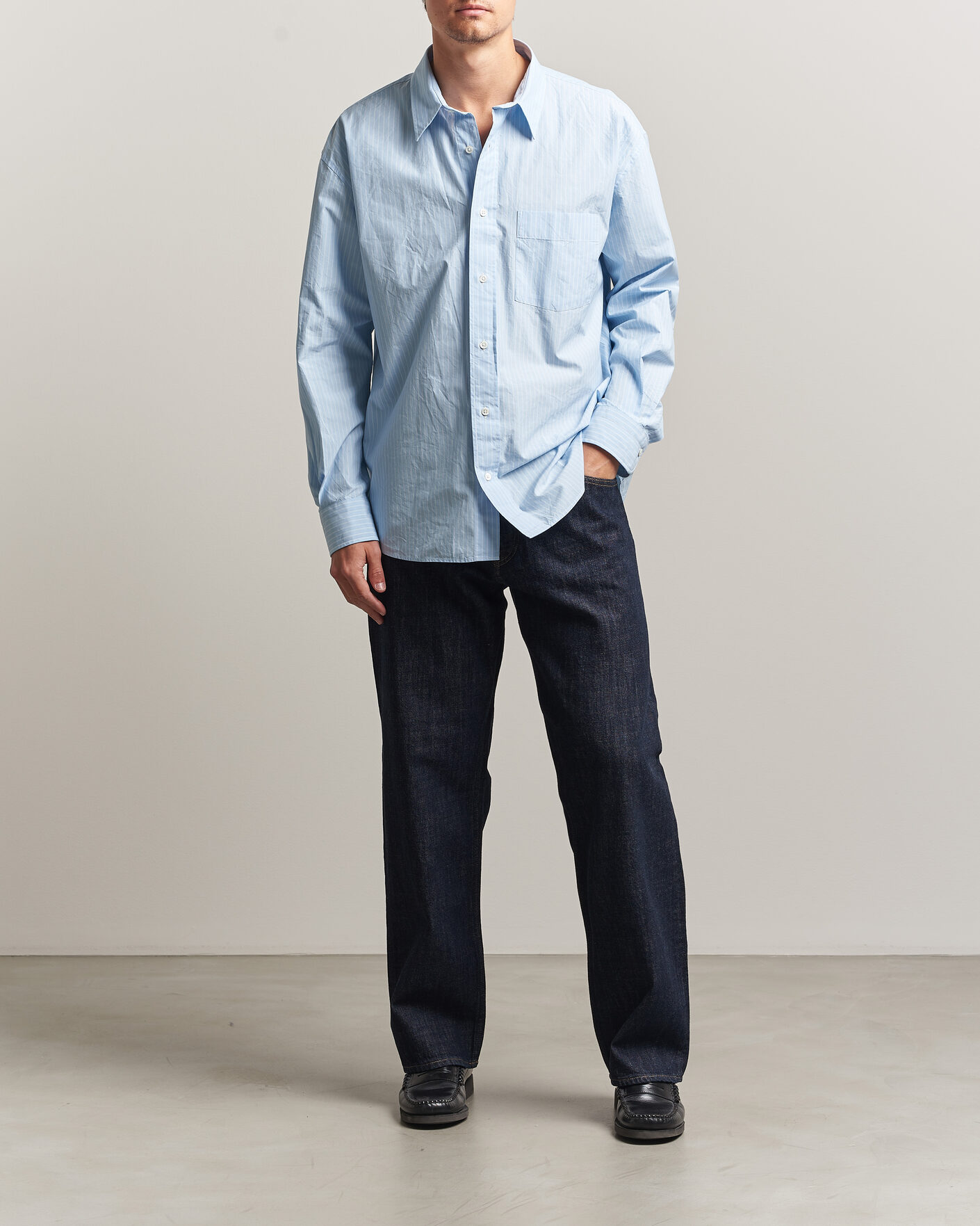 Uomini | Pantaloni | Sunflower | Loose Jeans Simple Rinse