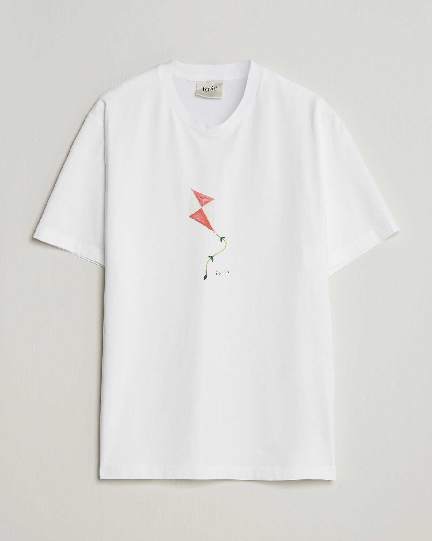 Uomini | T-shirt | Forét | Fly T-Shirt White