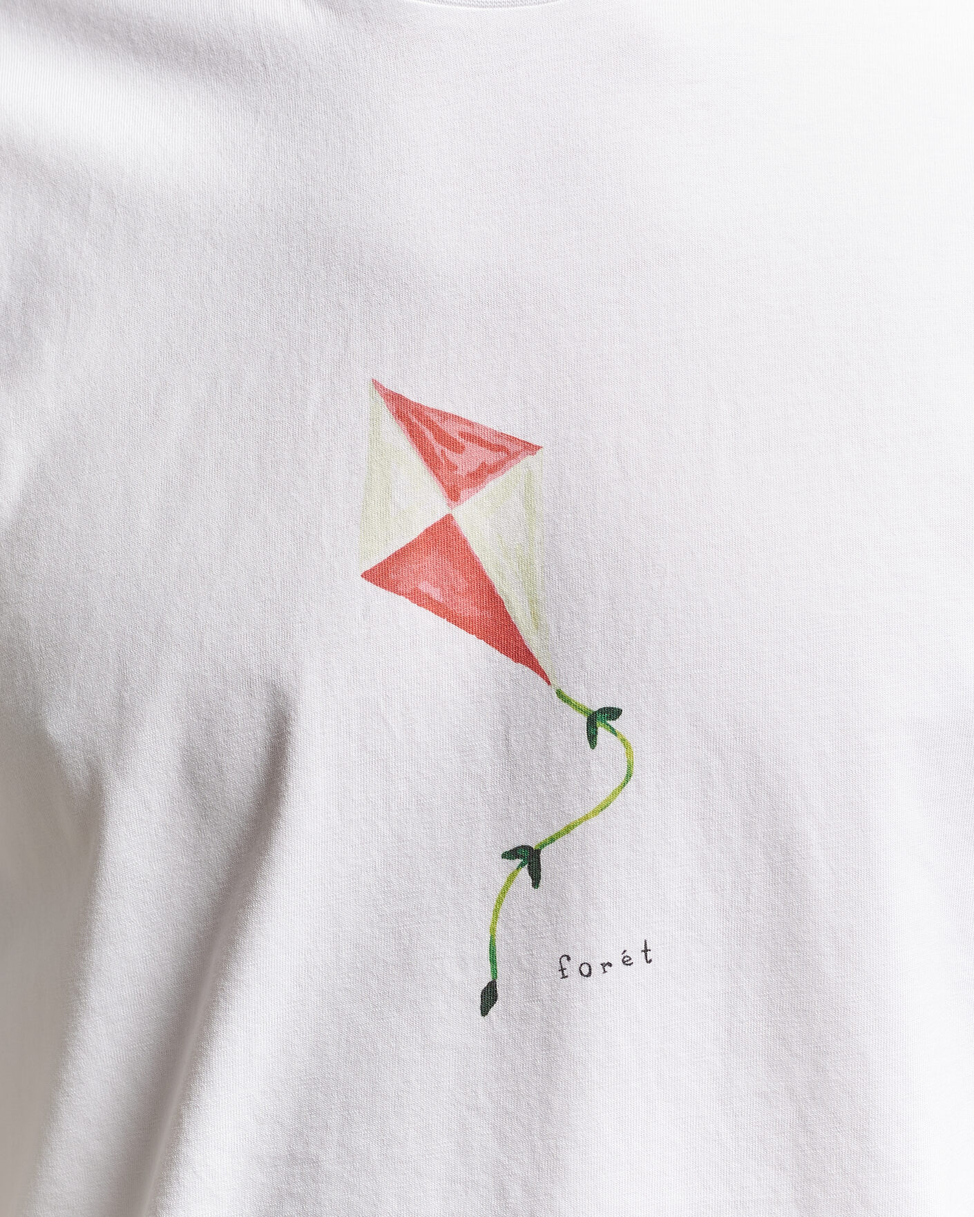 Uomini | T-shirt | Forét | Fly T-Shirt White
