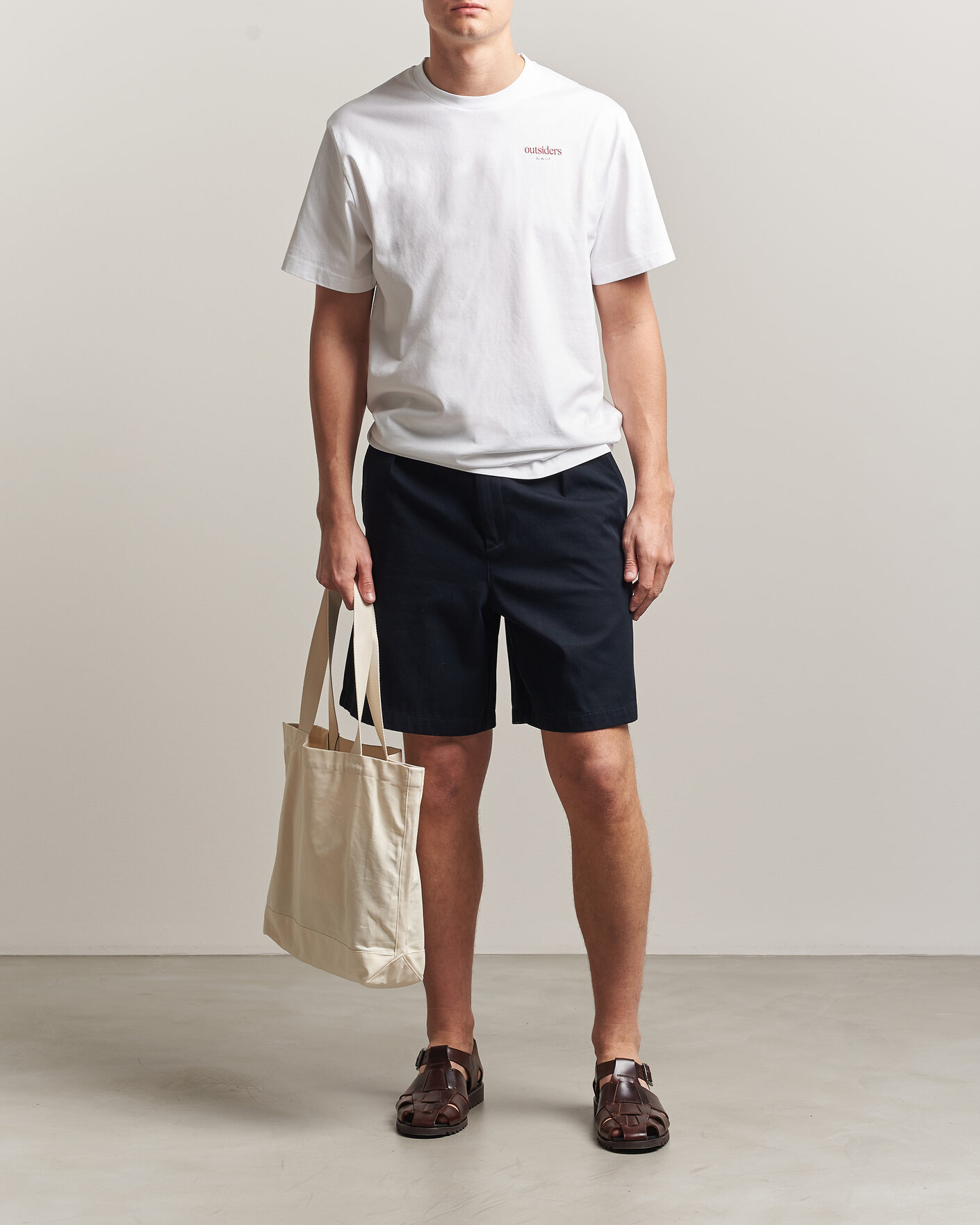 Uomini | T-shirt | Forét | To Do Back Print T-Shirt White