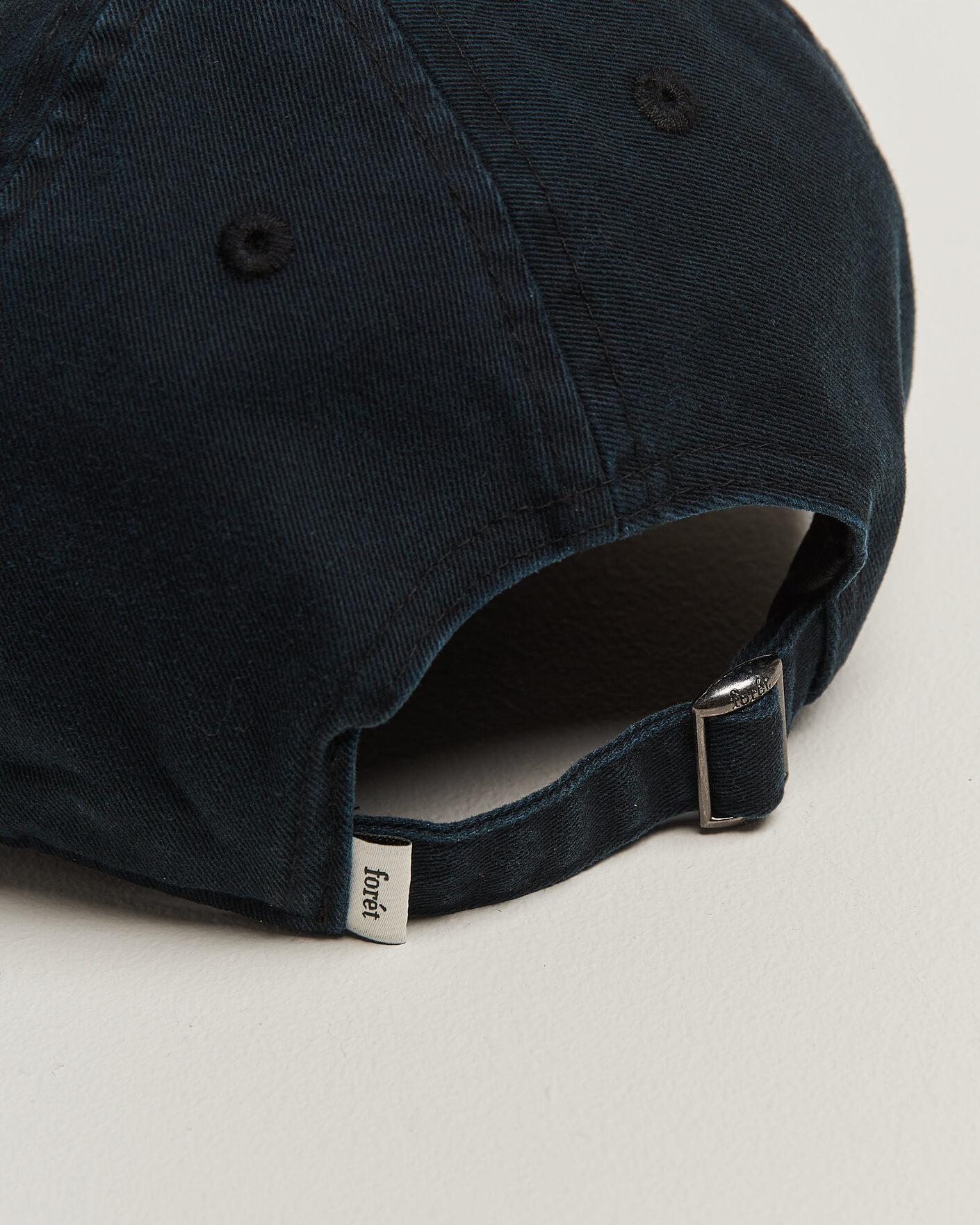 Uomini | Forét Slow Down Washed Cap Black | Forét | Slow Down Washed Cap Black