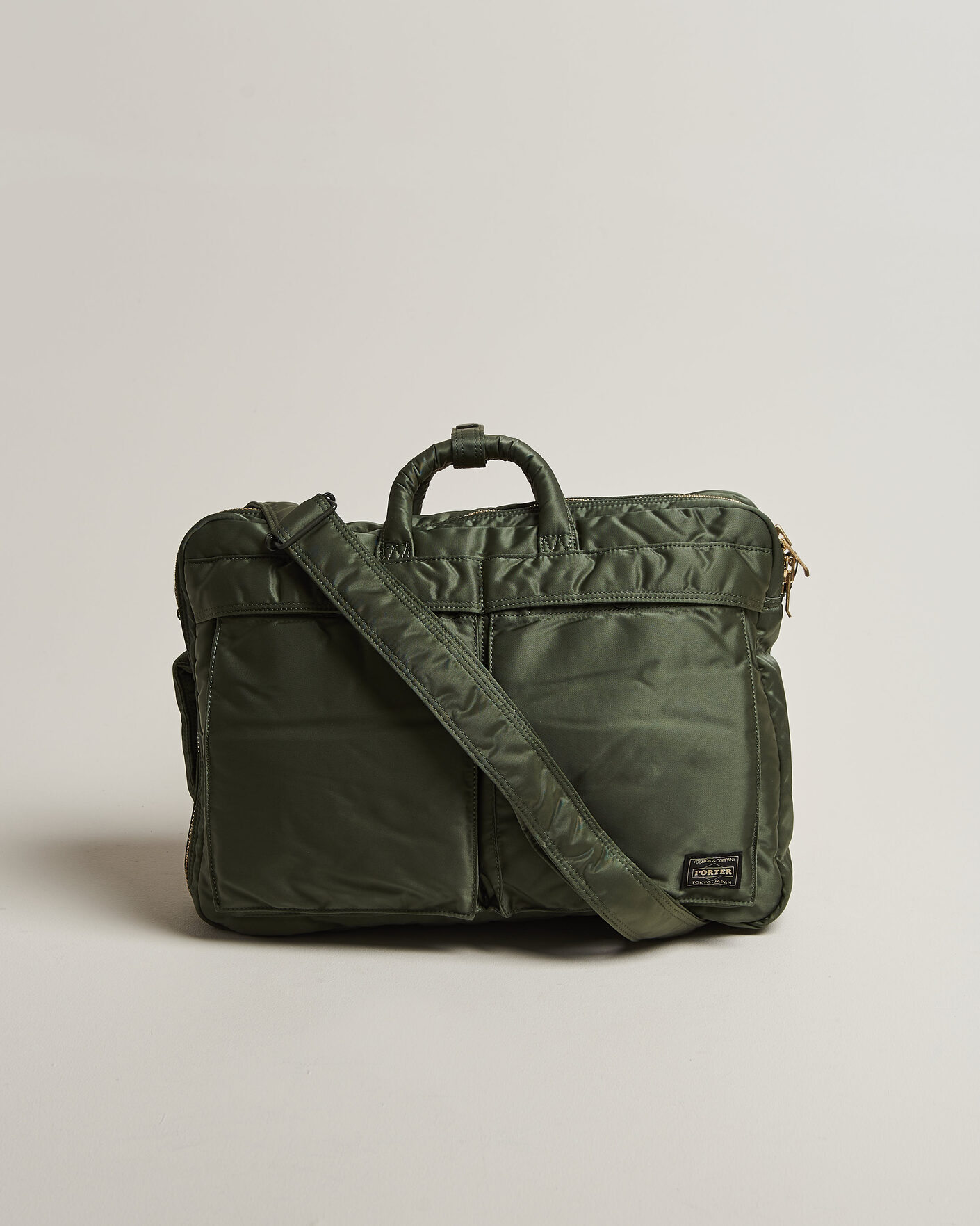 Uomini | Borse | Porter-Yoshida & Co. | Tanker 3Way Document Bag Sage Green