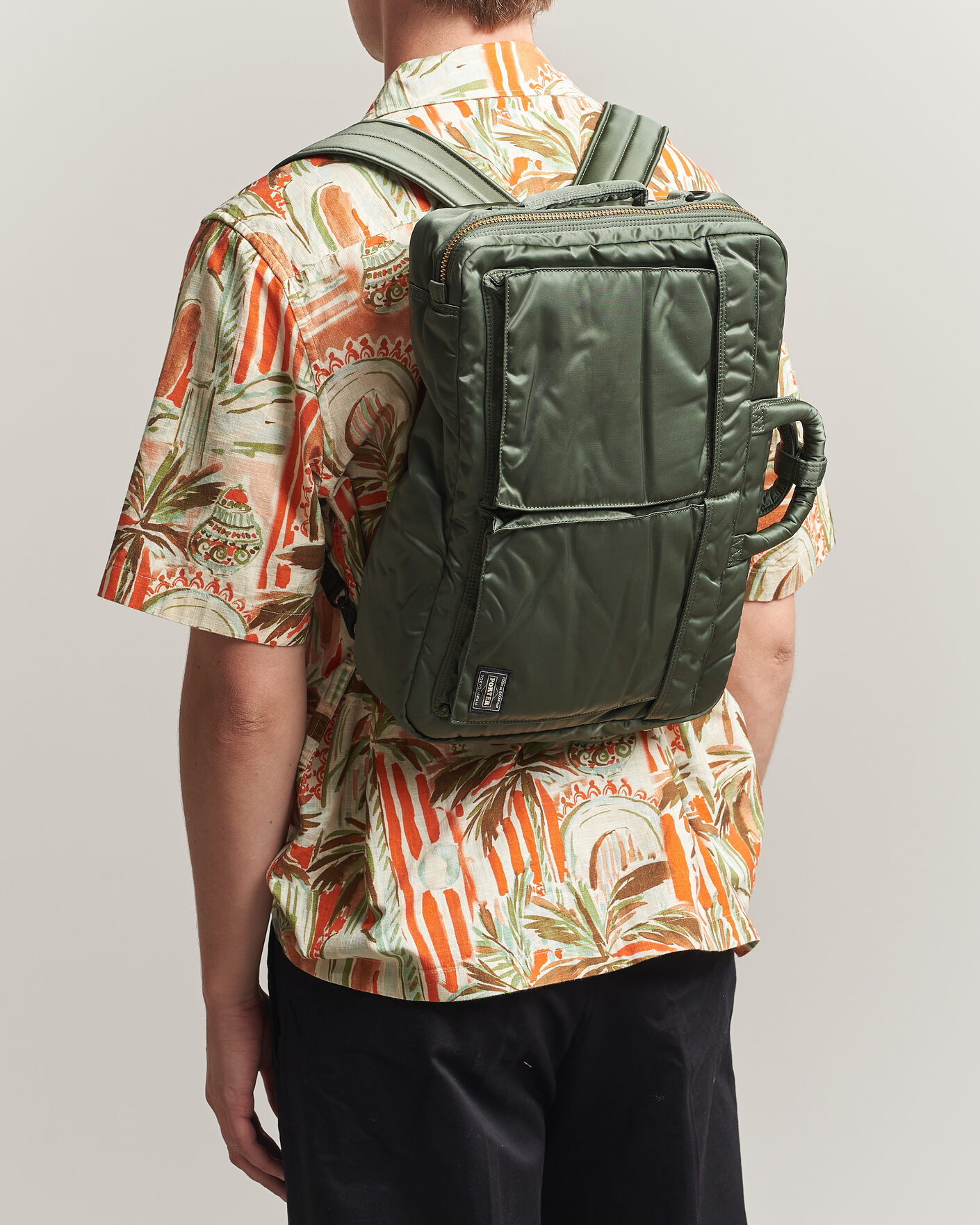 Uomini | Borse | Porter-Yoshida & Co. | Tanker 3Way Document Bag Sage Green