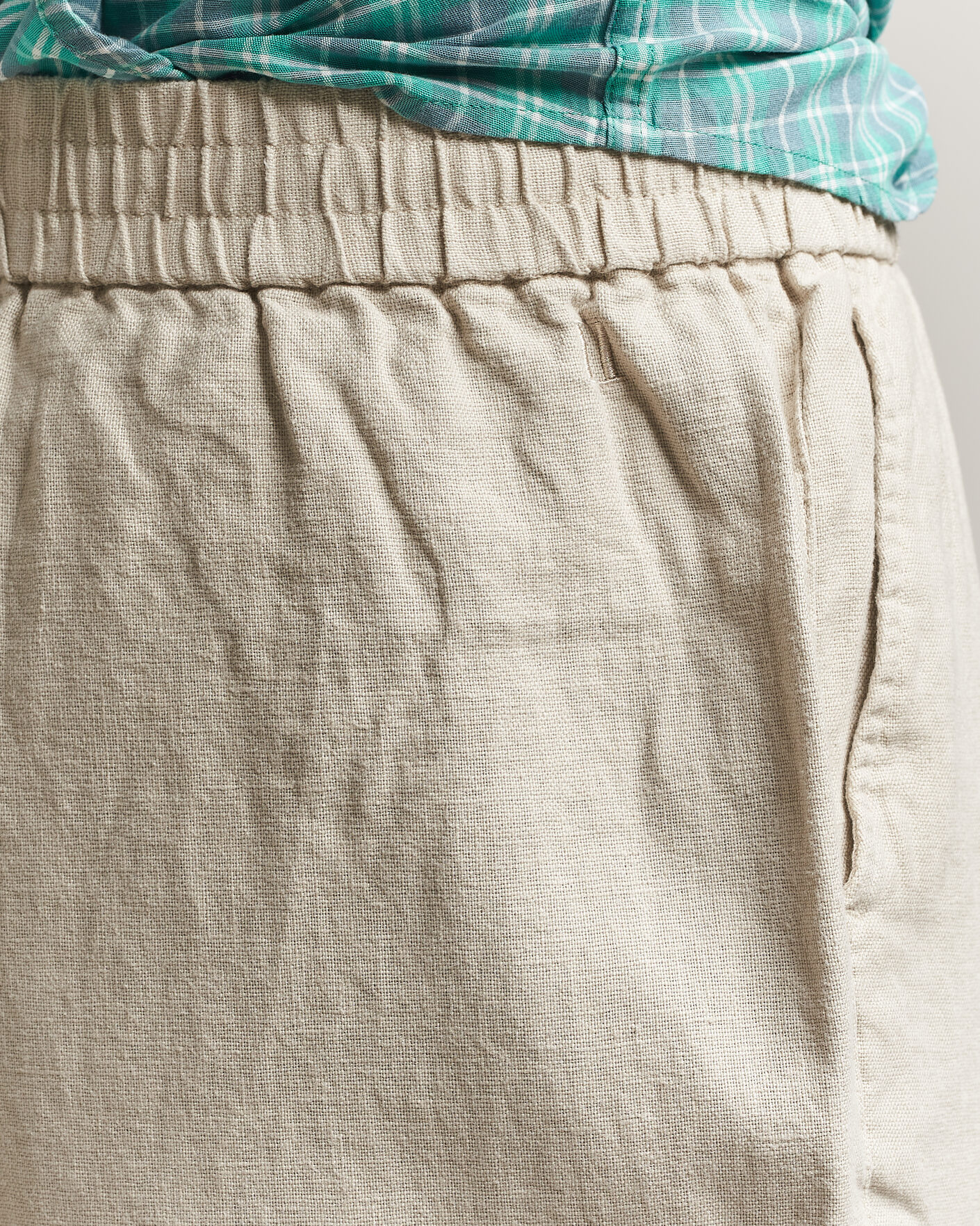 Uomini | Pantaloni | LES DEUX | Linen Casual Pants Light Sand