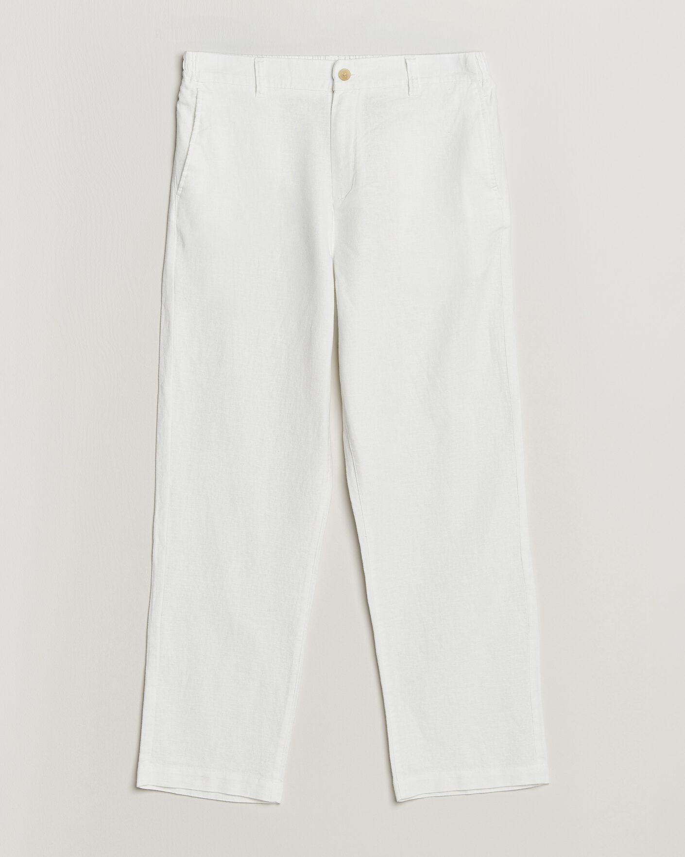 Uomini | Pantaloni | LES DEUX | Linen Comfort Suit Pants White