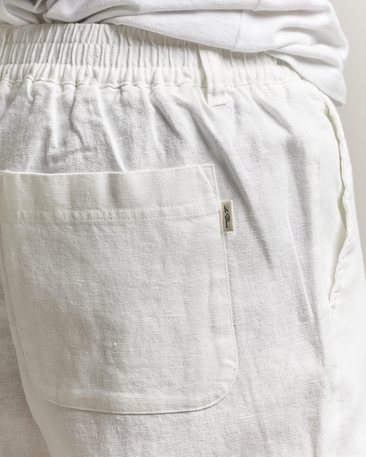 Uomini | Pantaloni | LES DEUX | Linen Comfort Suit Pants White