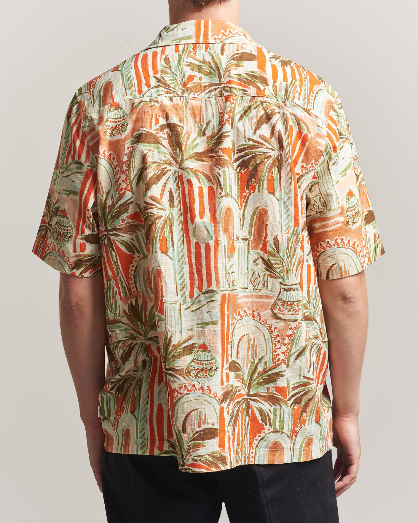 Uomini | Camicie | LES DEUX | Palm AOP Short Sleeve Shirt Multi