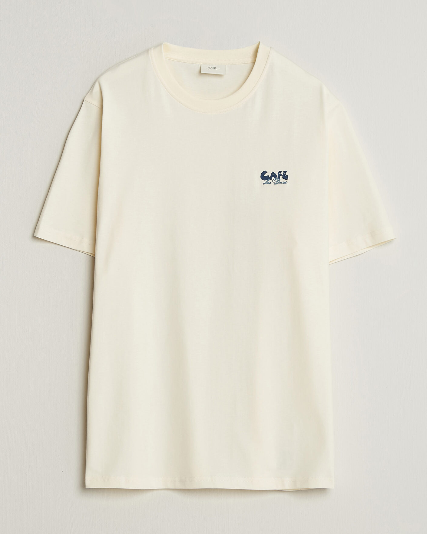 Uomini | T-shirt | LES DEUX | Café Backprint T-Shirt Light Ivory