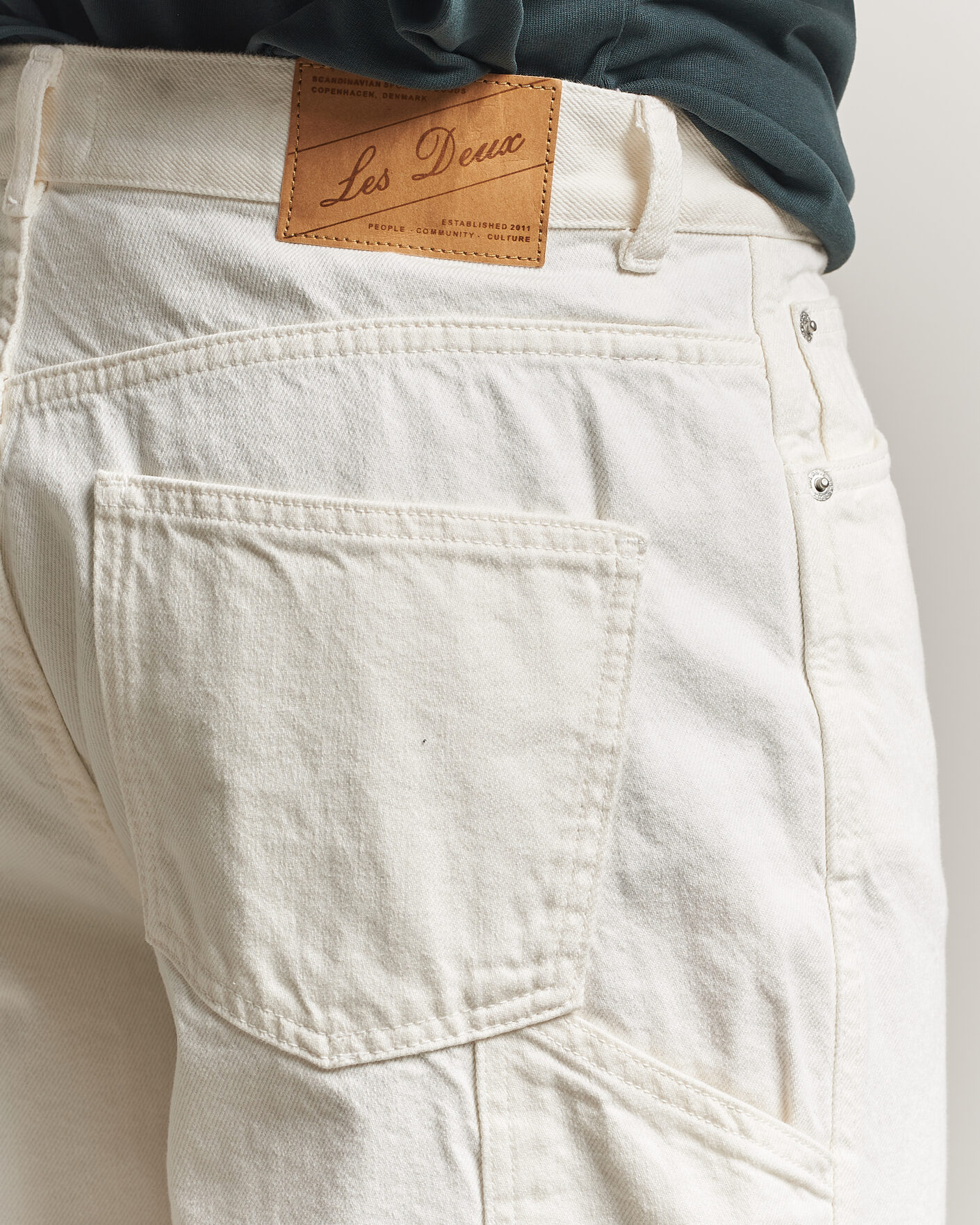 Uomini | Jeans | LES DEUX | Carpenter Jeans Light Ivory