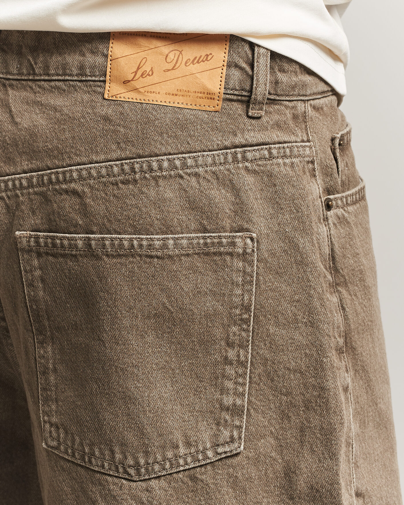 Uomini | Pantaloncini | LES DEUX | Denim Shorts Light Brown