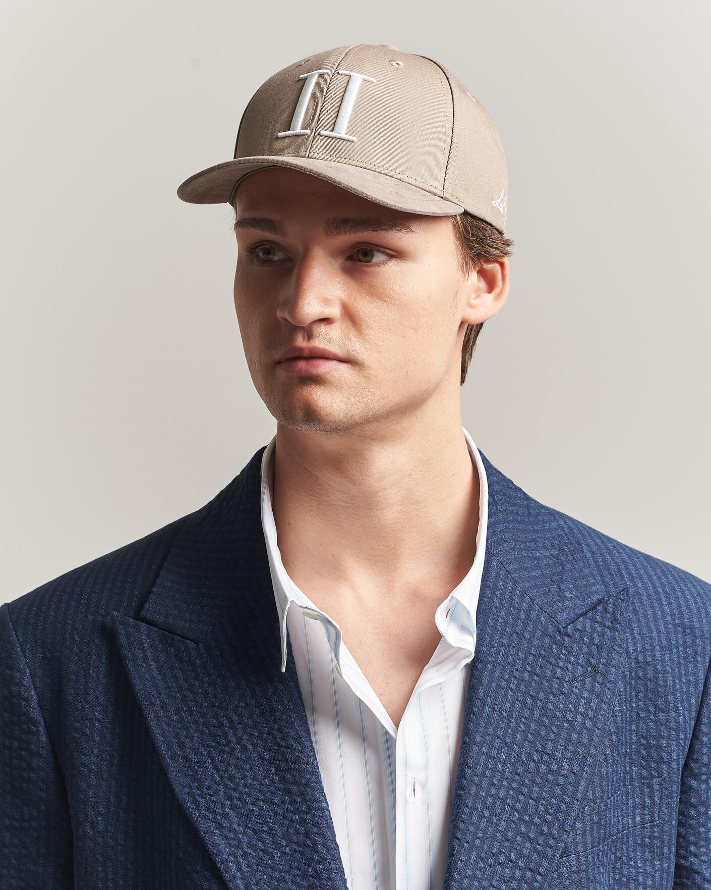 Uomini | Cappelli & Berretti | LES DEUX | Baseball Cap Suede II Desert Taupe Beige