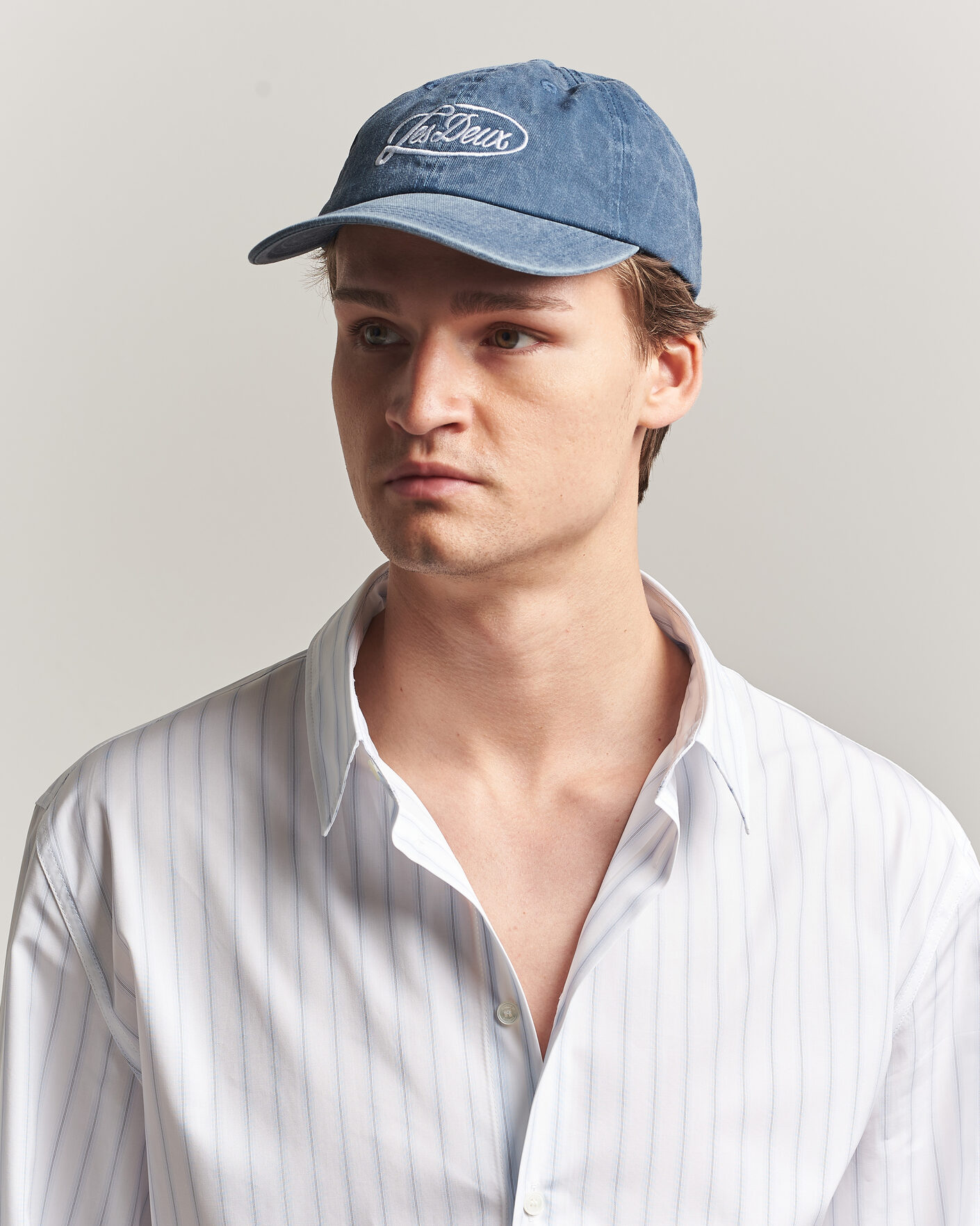 Uomini | Cappelli & Berretti | LES DEUX | Logo Dad Cap Dark Denim Blue