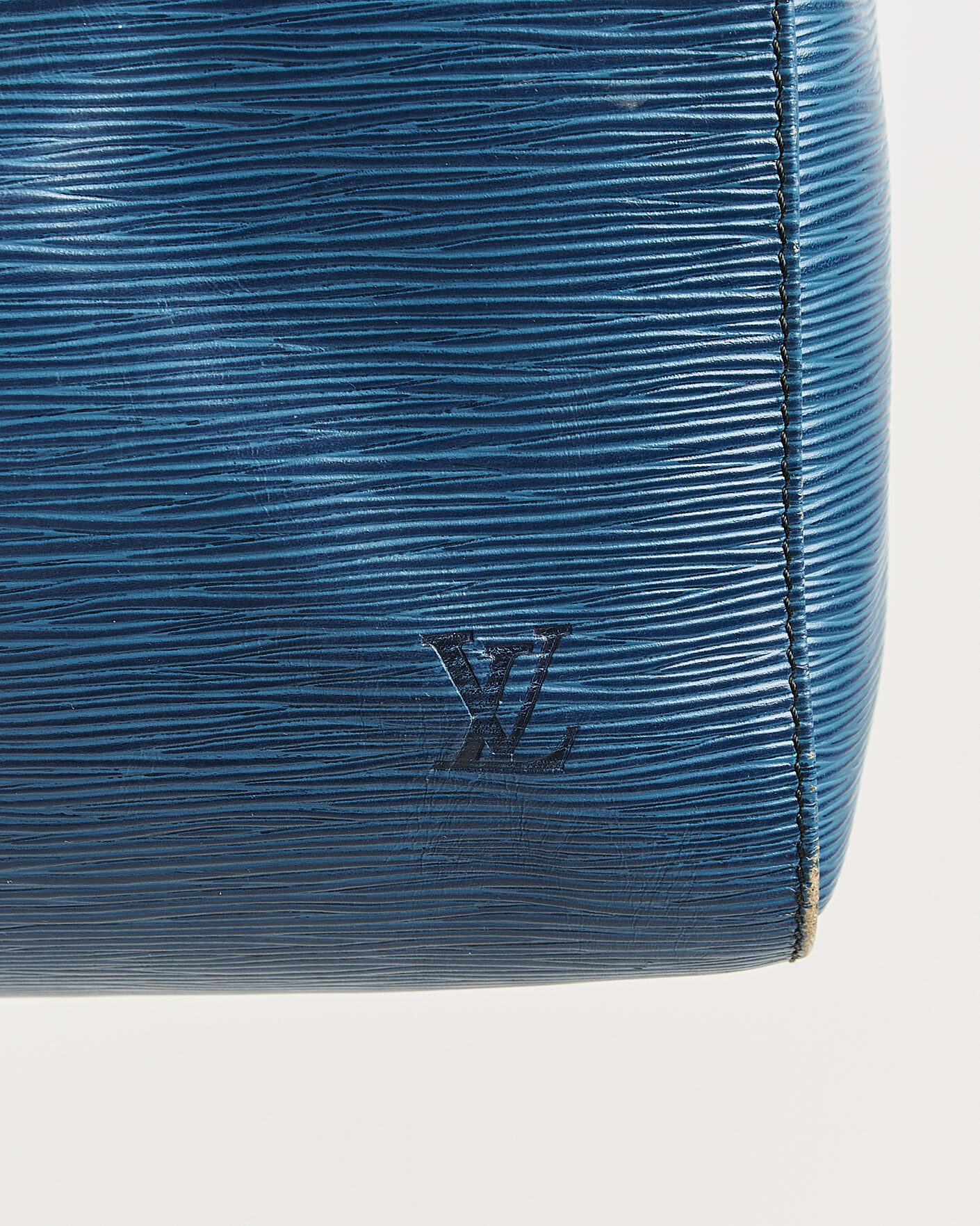 Uomini | Pre-Owned & Vintage Bags | Louis Vuitton Pre-Owned | Keepall 45 Epi Leather Blue
