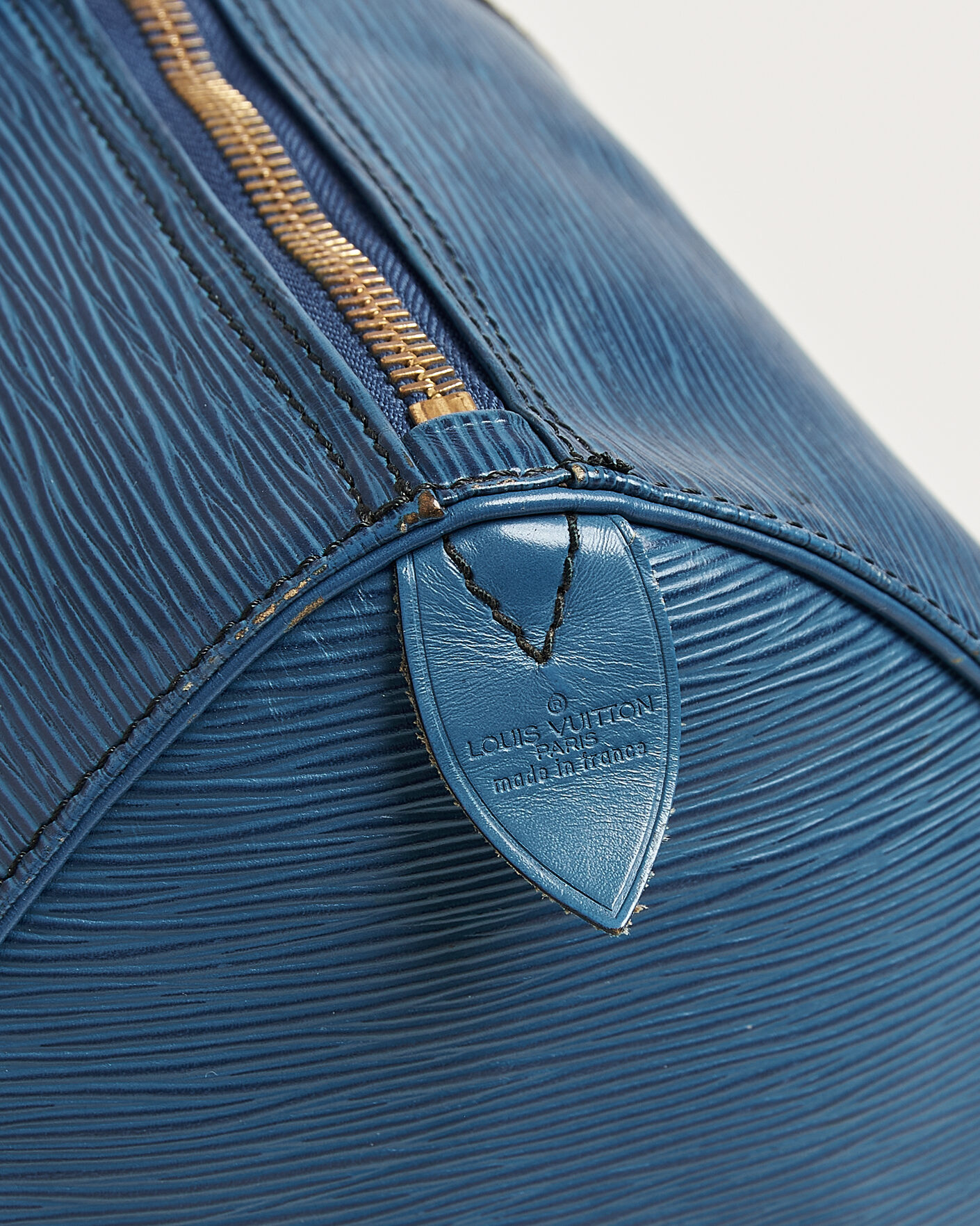 Uomini | Pre-Owned & Vintage Bags | Louis Vuitton Pre-Owned | Keepall 45 Epi Leather Blue