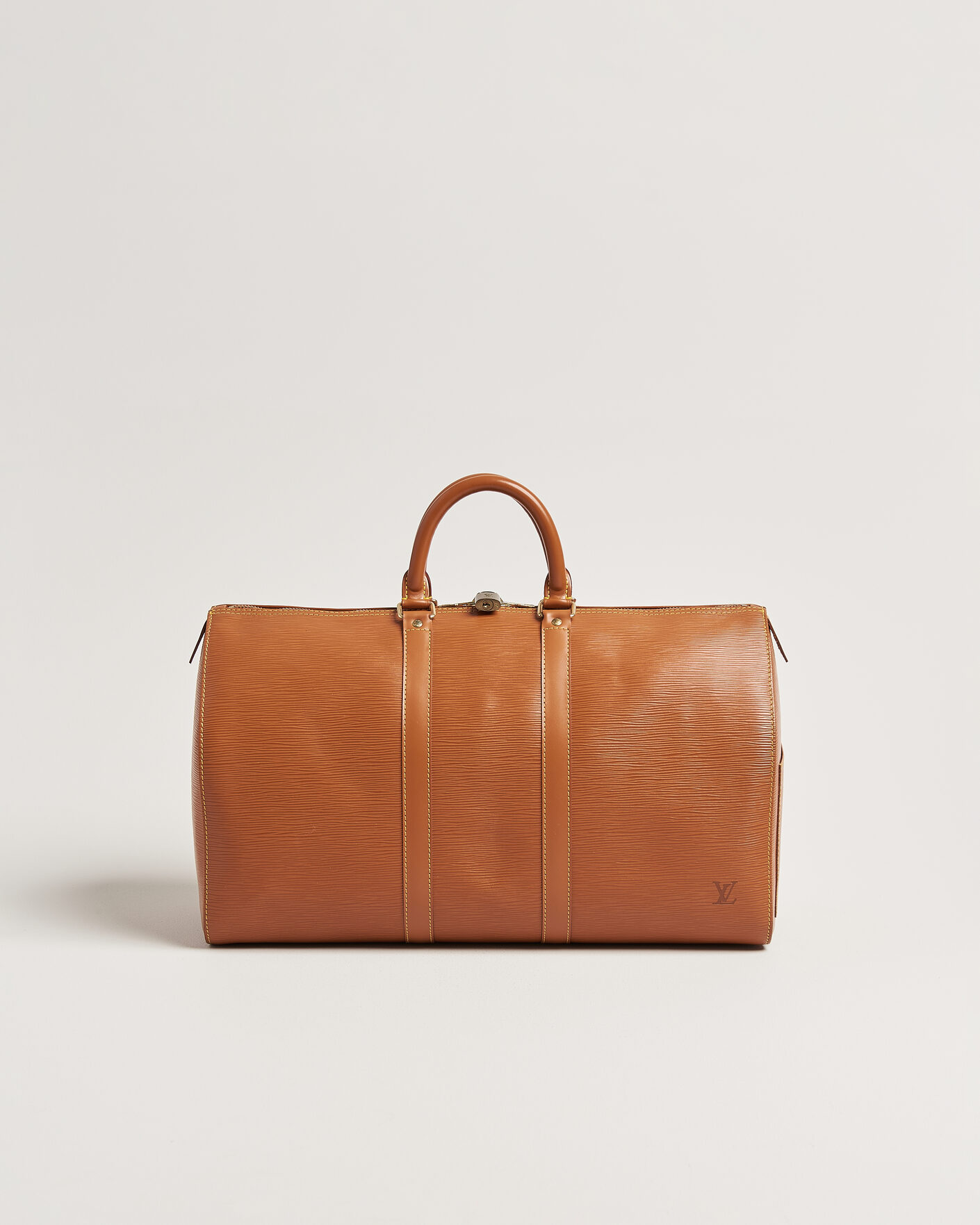 Uomini | Pre-Owned & Vintage Bags | Louis Vuitton Pre-Owned | Keepall Epi Leather 45 Brown
