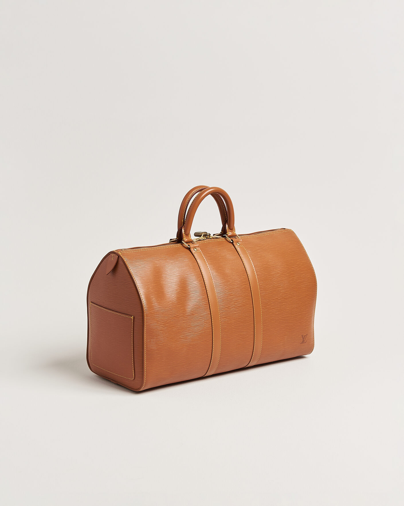 Uomini | Pre-Owned & Vintage Bags | Louis Vuitton Pre-Owned | Keepall Epi Leather 45 Brown