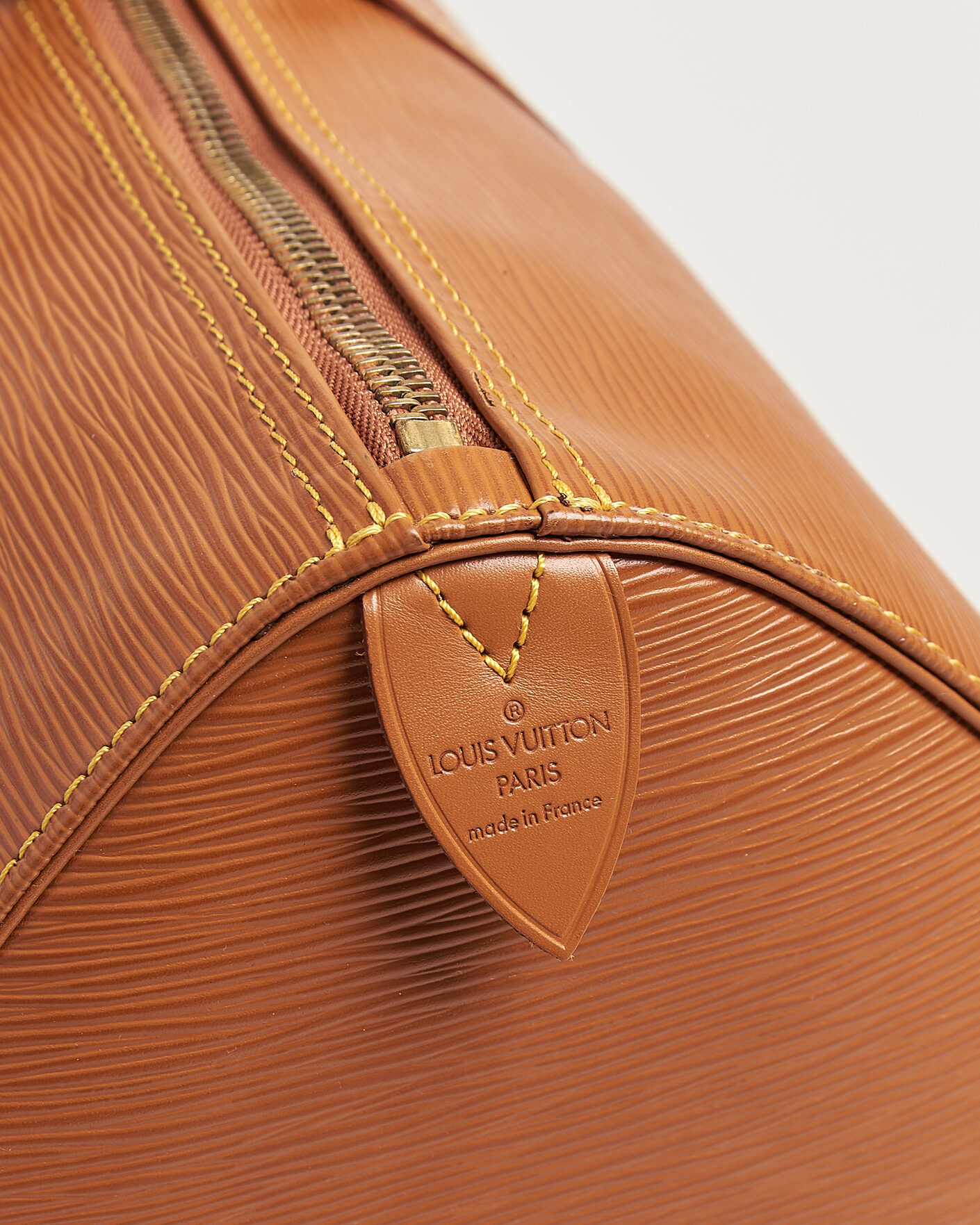 Uomini | Pre-Owned & Vintage Bags | Louis Vuitton Pre-Owned | Keepall Epi Leather 45 Brown