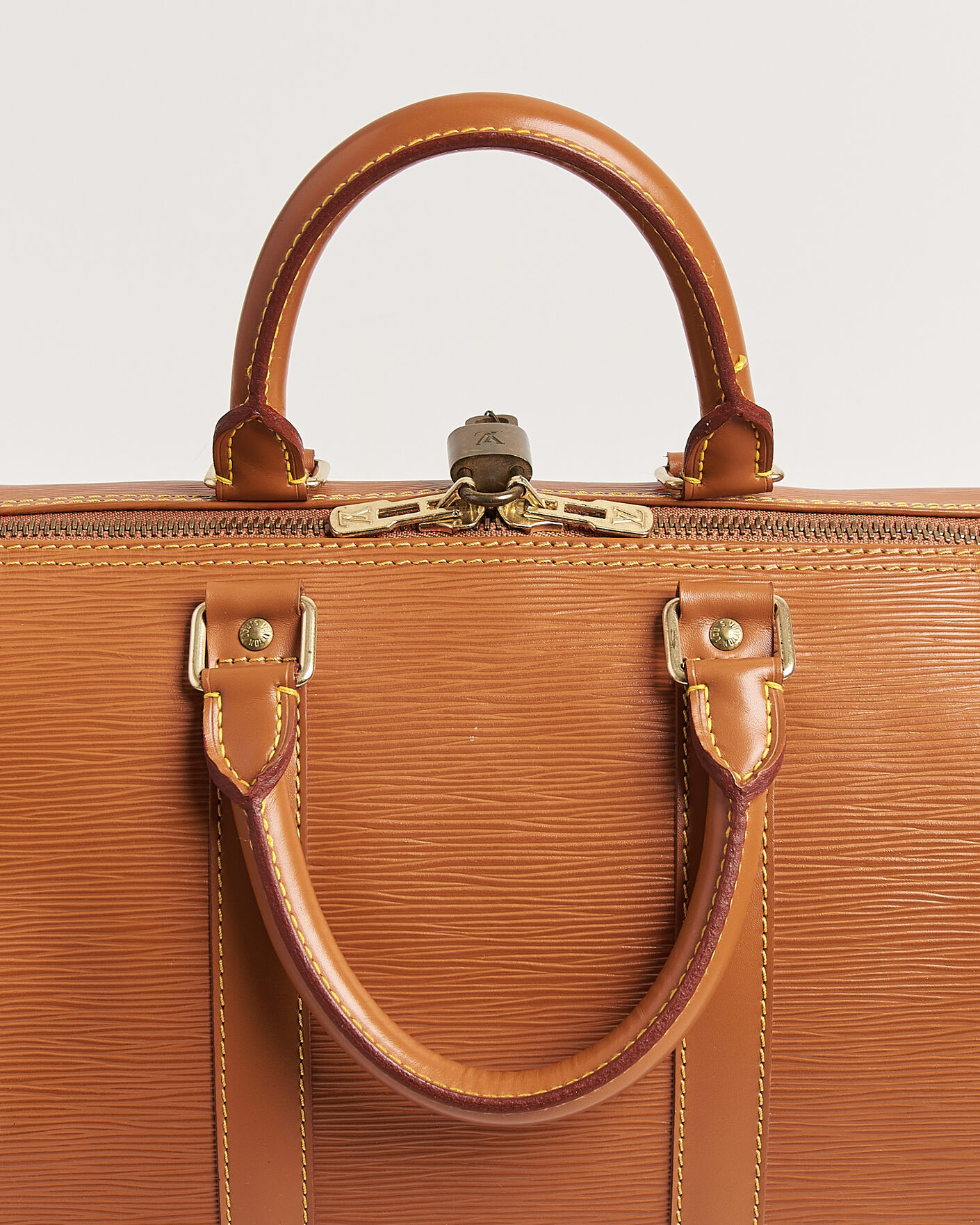 Uomini | Pre-Owned & Vintage Bags | Louis Vuitton Pre-Owned | Keepall Epi Leather 45 Brown